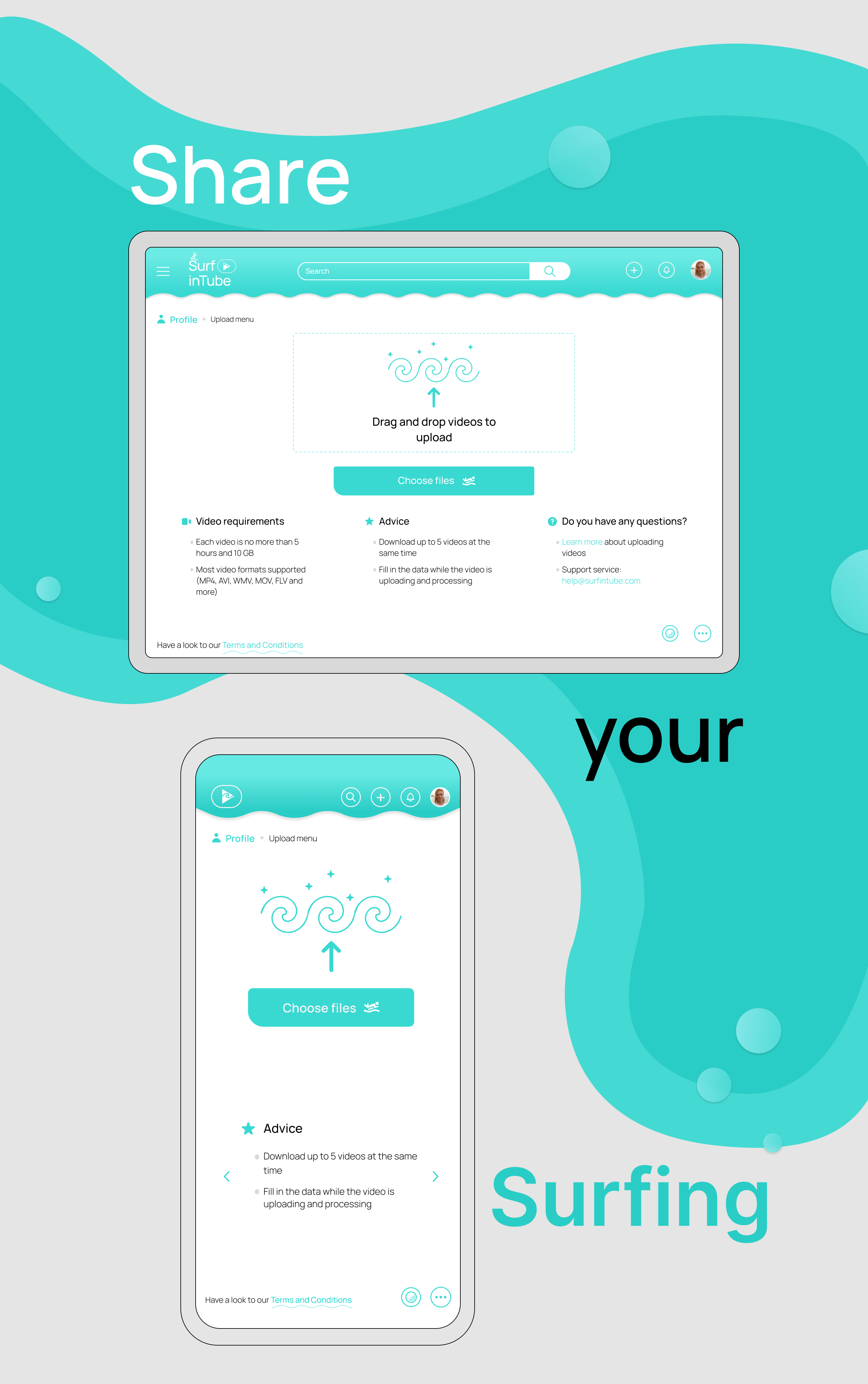SurfinTube.com — платформа для любителей сёрфинга — Изображение №9 — Интерфейсы на Dprofile