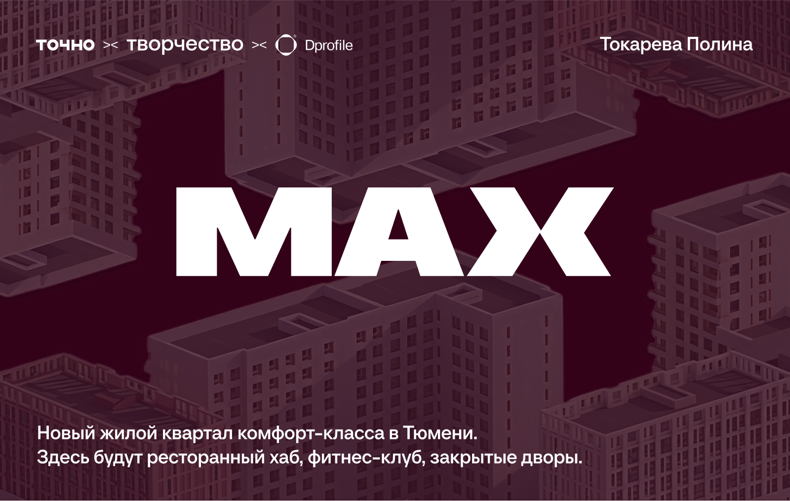 ЖК MAX / Координаты совершенства / Айдентика — Изображение №1 — Брендинг, Маркетинг на Dprofile