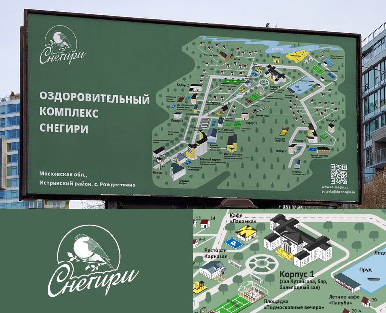 Дизайн карты территории — Графика, Маркетинг на Dprofile
