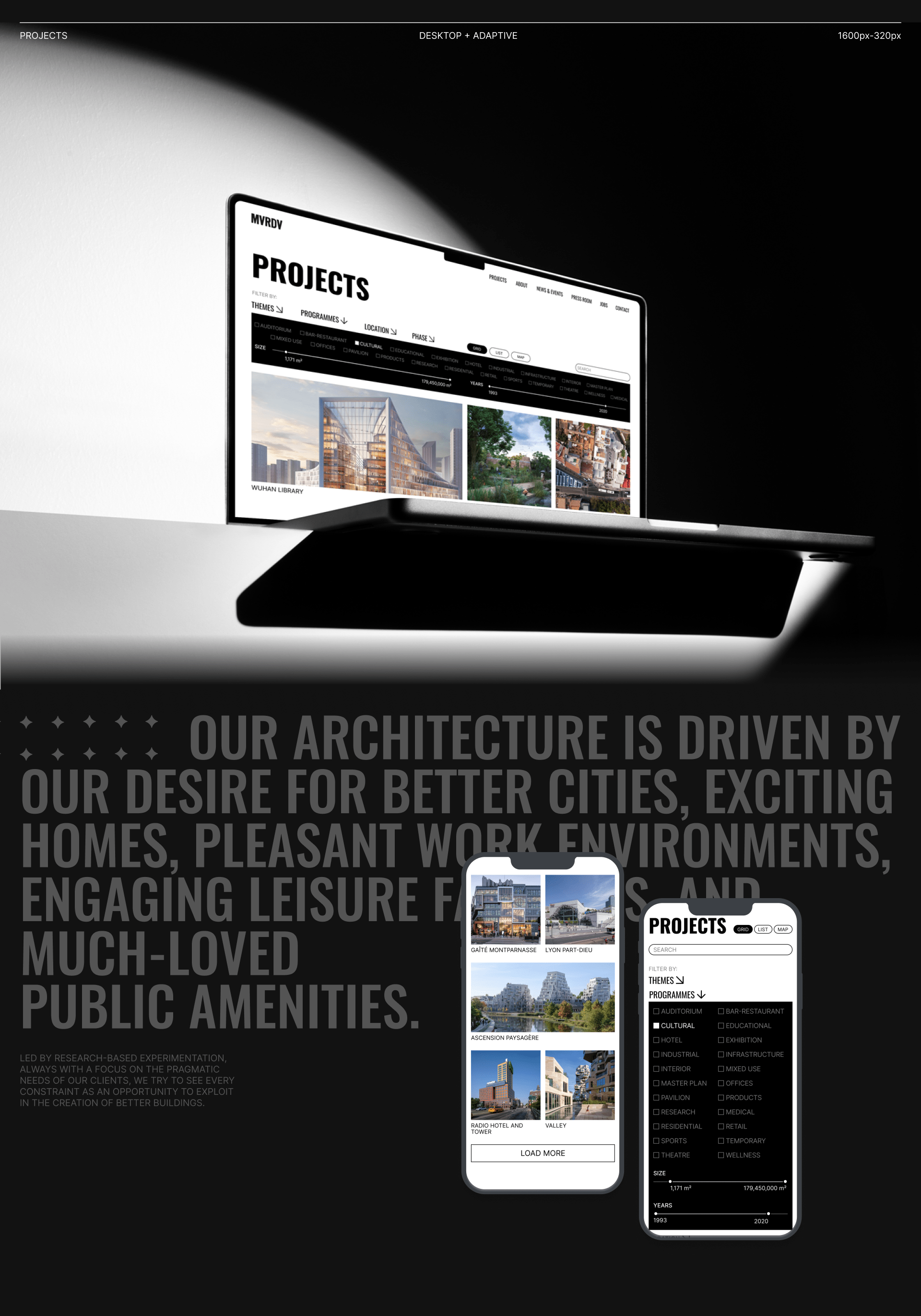 MVRDV | Corporate site — Изображение №6 — Интерфейсы, Брендинг на Dprofile