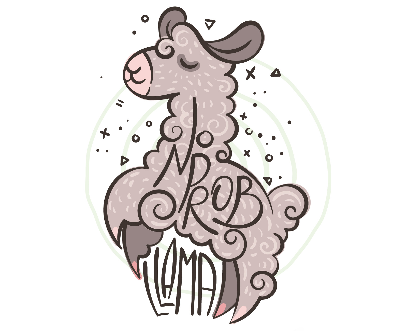 No Drama With Llama — Изображение №6 — Иллюстрация, Графика на Dprofile