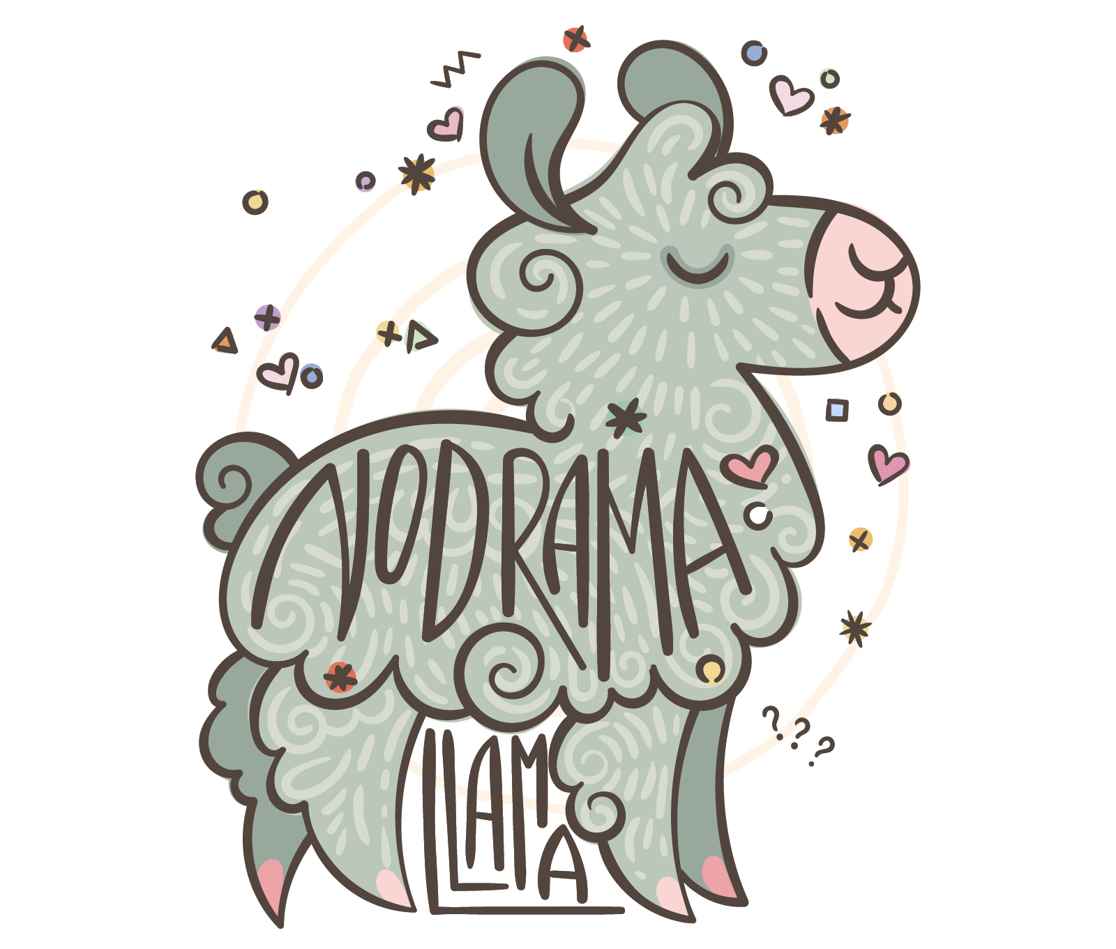 No Drama With Llama — Изображение №4 — Иллюстрация, Графика на Dprofile