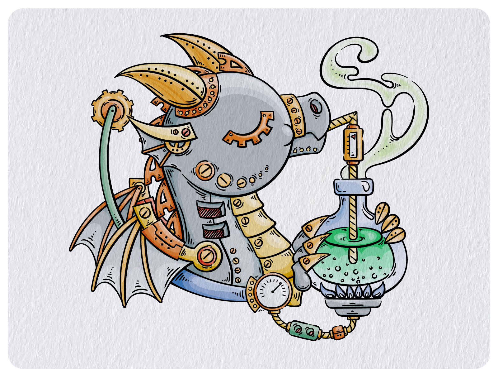 Steampunk Design — Изображение №1 — Иллюстрация, Графика на Dprofile