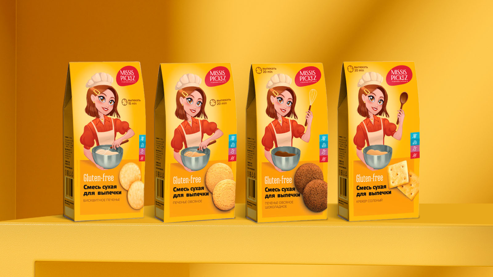 Missis Pickez / Миссис Пикез - упаковка продуктов питания — Изображение №25 — Брендинг, Иллюстрация на Dprofile