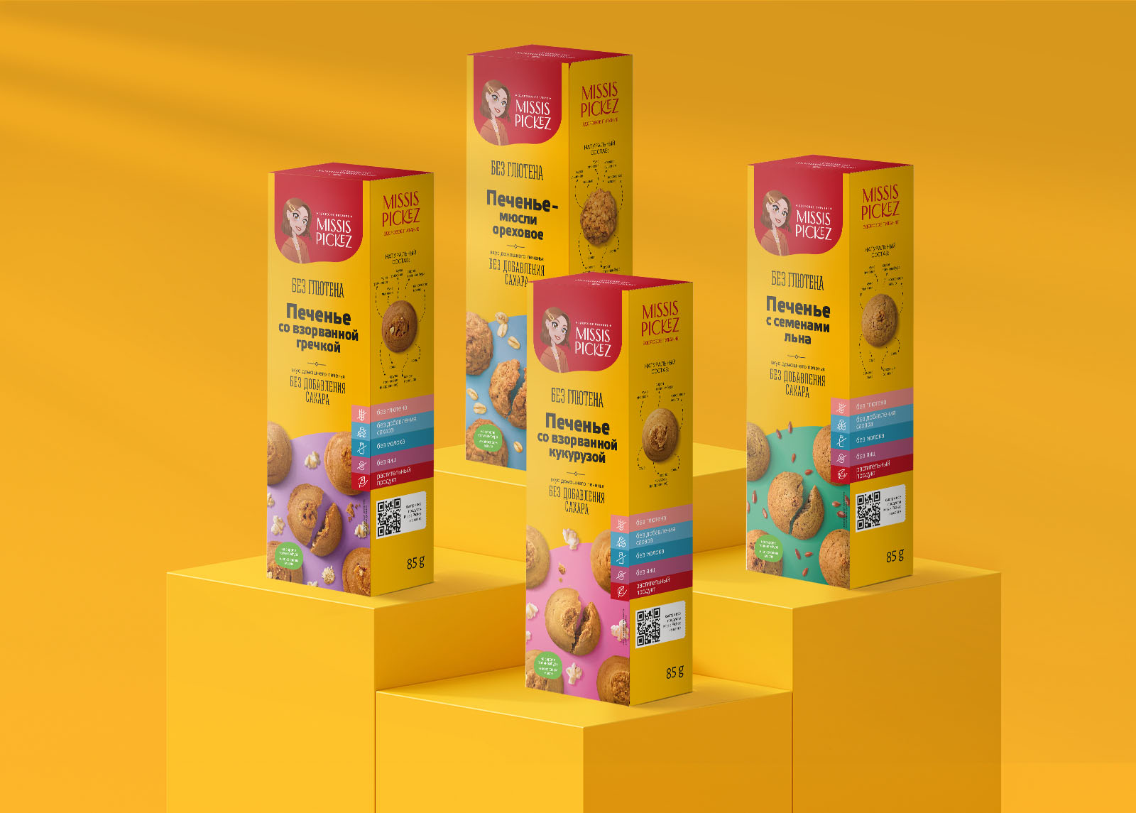 Missis Pickez / Миссис Пикез - упаковка продуктов питания — Изображение №24 — Брендинг, Иллюстрация на Dprofile