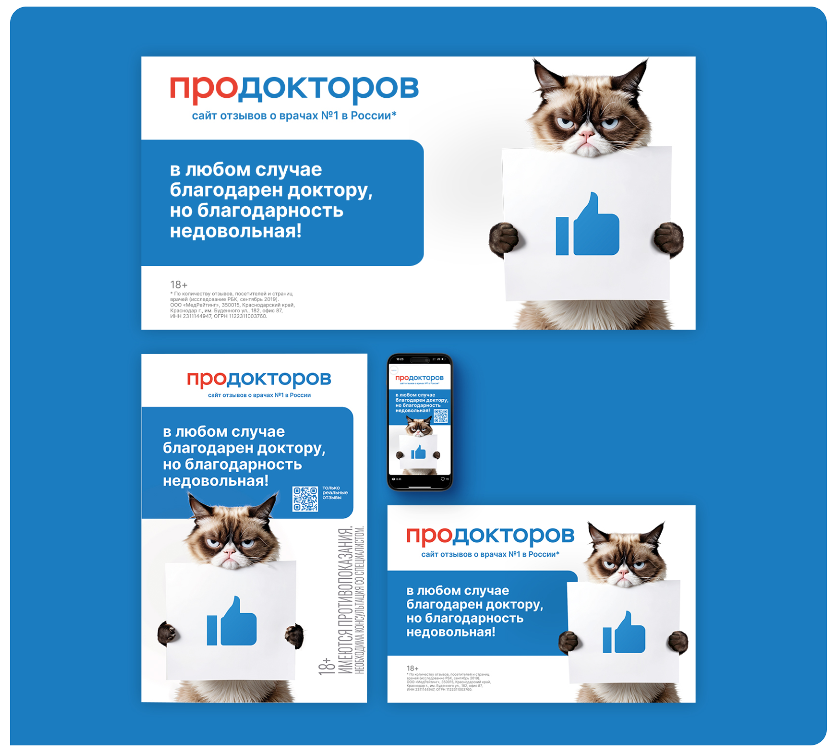 Федеральная рекламная кампания для сайта «ПроДокторов» — Изображение №5 — Графика, Маркетинг на Dprofile