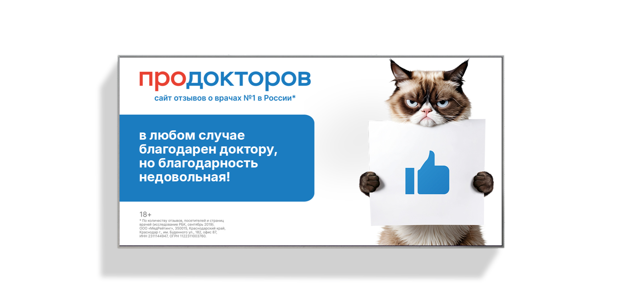 Федеральная рекламная кампания для сайта «ПроДокторов» — Изображение №3 — Графика, Маркетинг на Dprofile