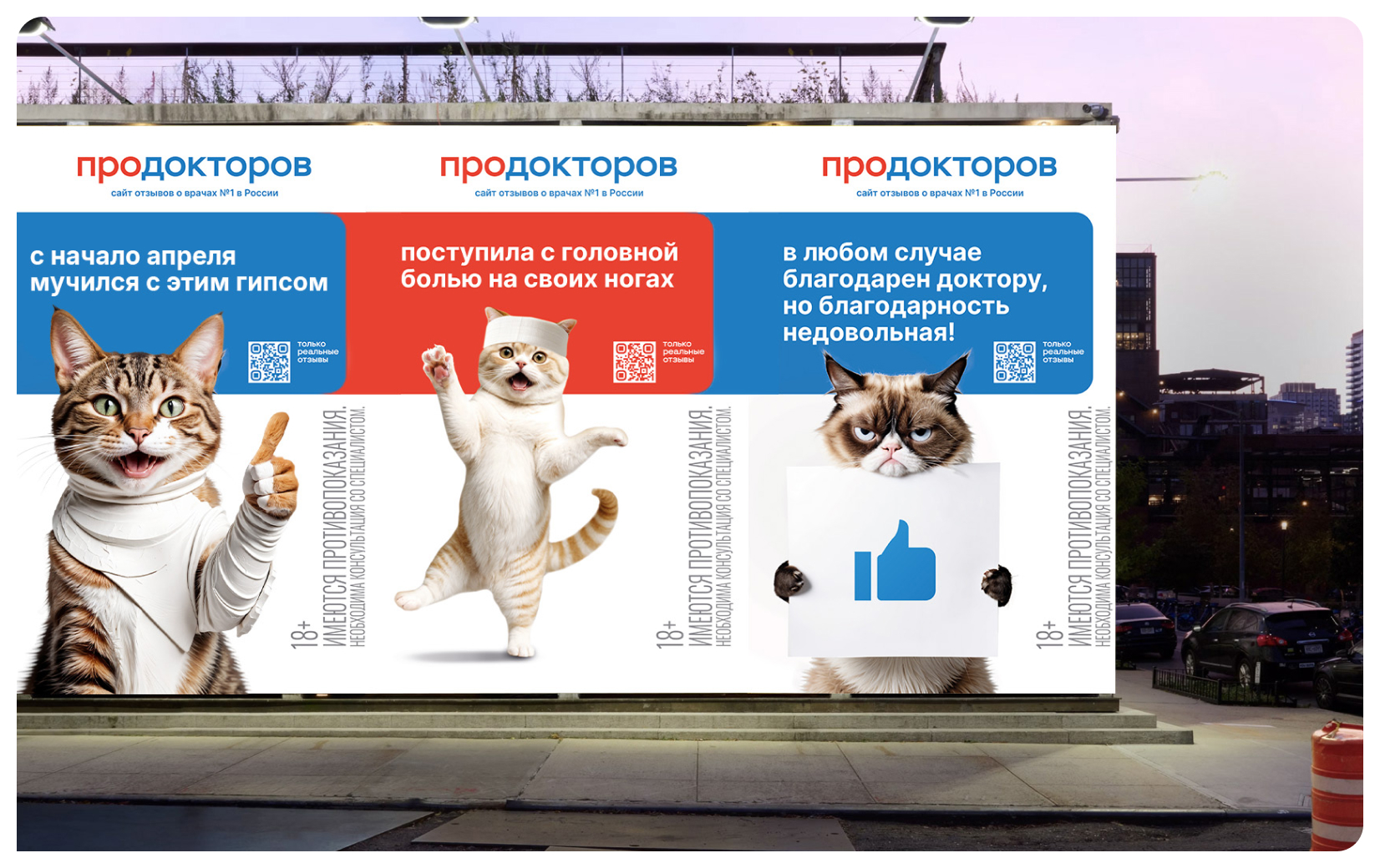 Федеральная рекламная кампания для сайта «ПроДокторов» — Изображение №6 — Графика, Маркетинг на Dprofile