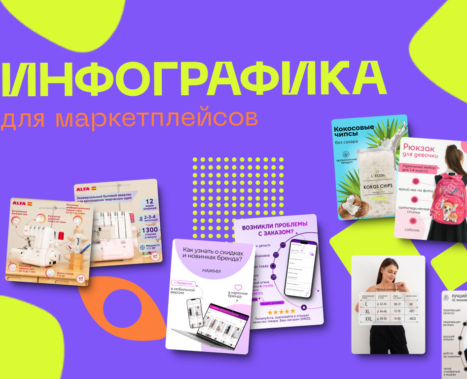 Инфографика для маркетплейсов — Графика, Маркетинг на Dprofile