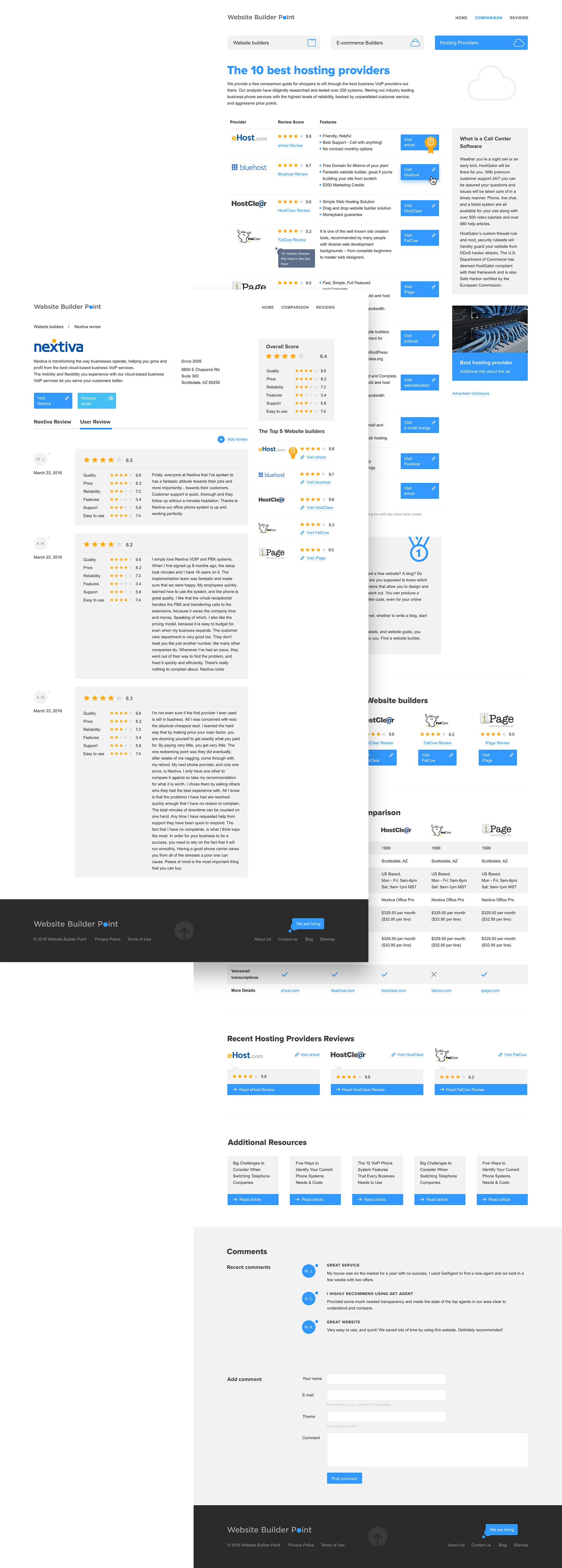 Website Builder Point — Изображение №4 — Интерфейсы на Dprofile