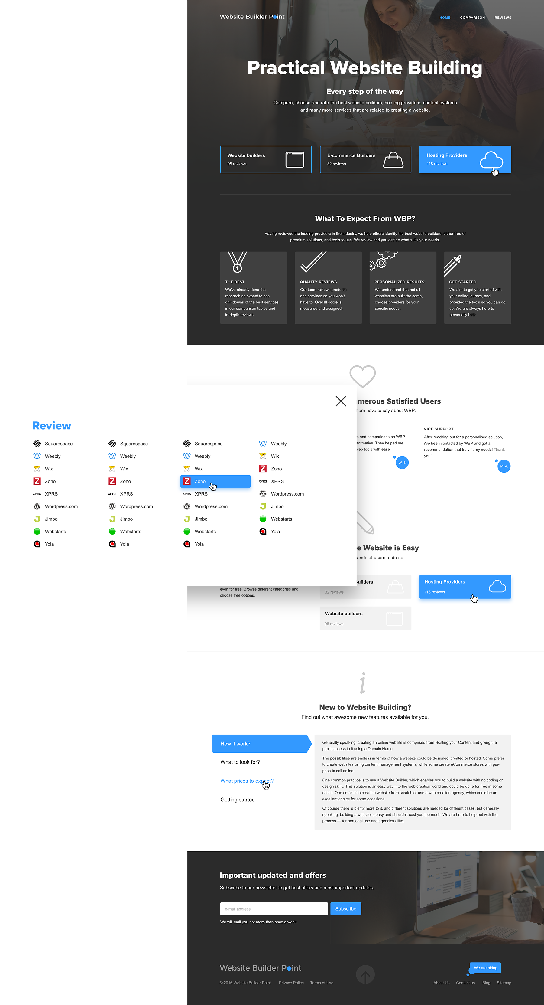 Website Builder Point — Изображение №3 — Интерфейсы на Dprofile