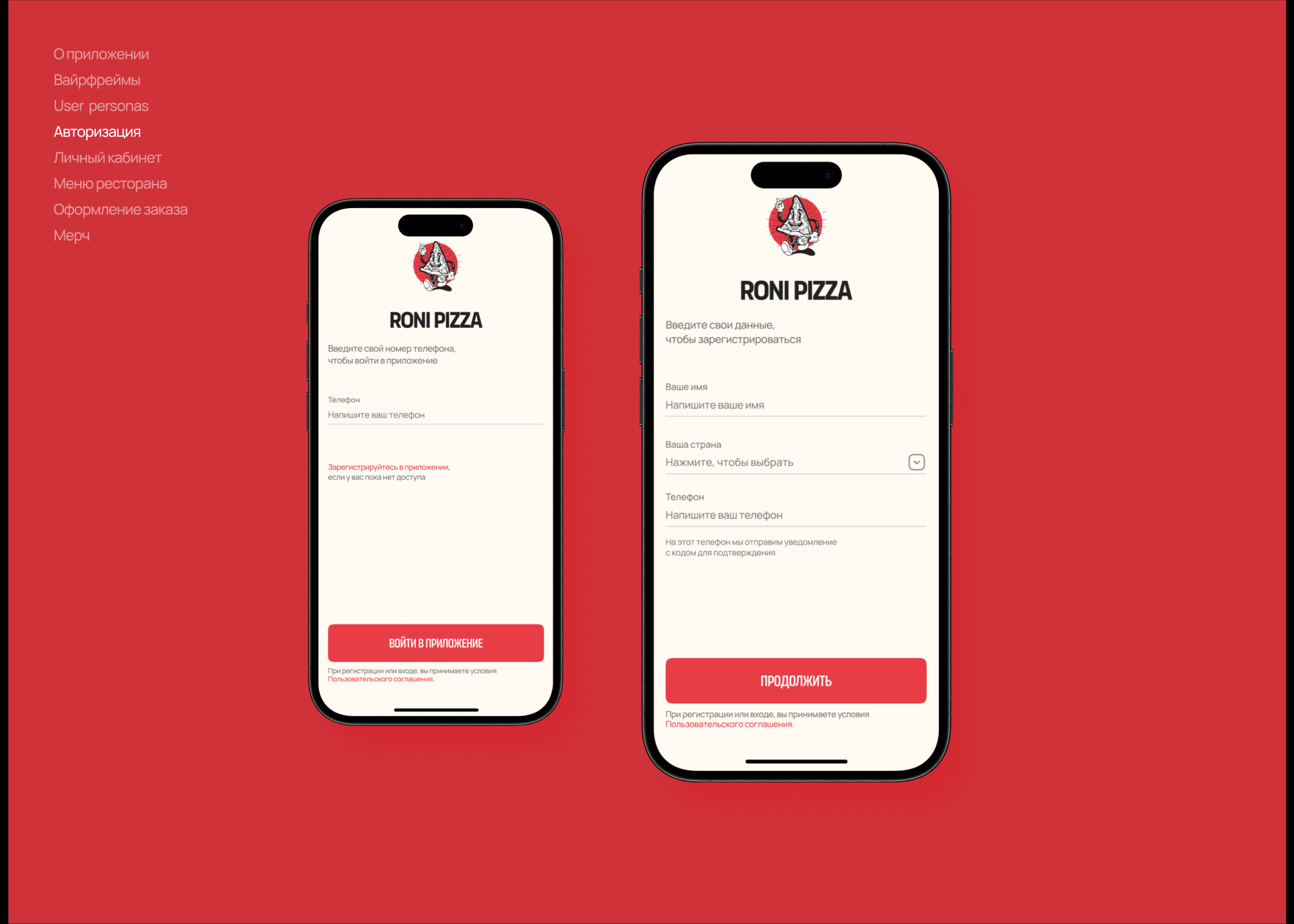Roni Pizza : Mobile App — Изображение №14 — Интерфейсы на Dprofile