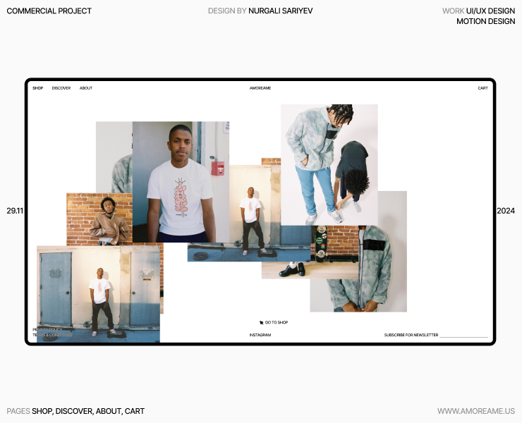 Amore a me | E-commerce на Dprofile