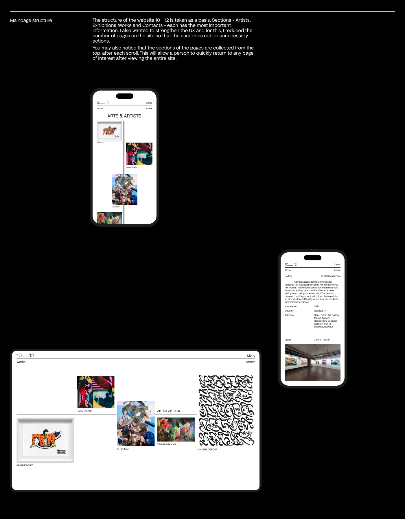 10__12 Gallery | Website Concept — Изображение №4 — Интерфейсы, Анимация на Dprofile