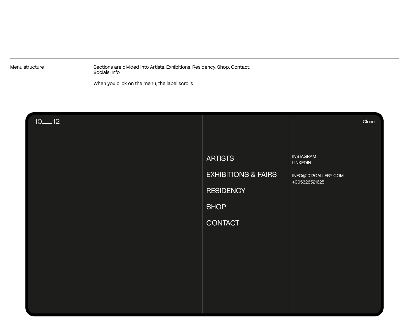 10__12 Gallery | Website Concept — Изображение №9 — Интерфейсы, Анимация на Dprofile