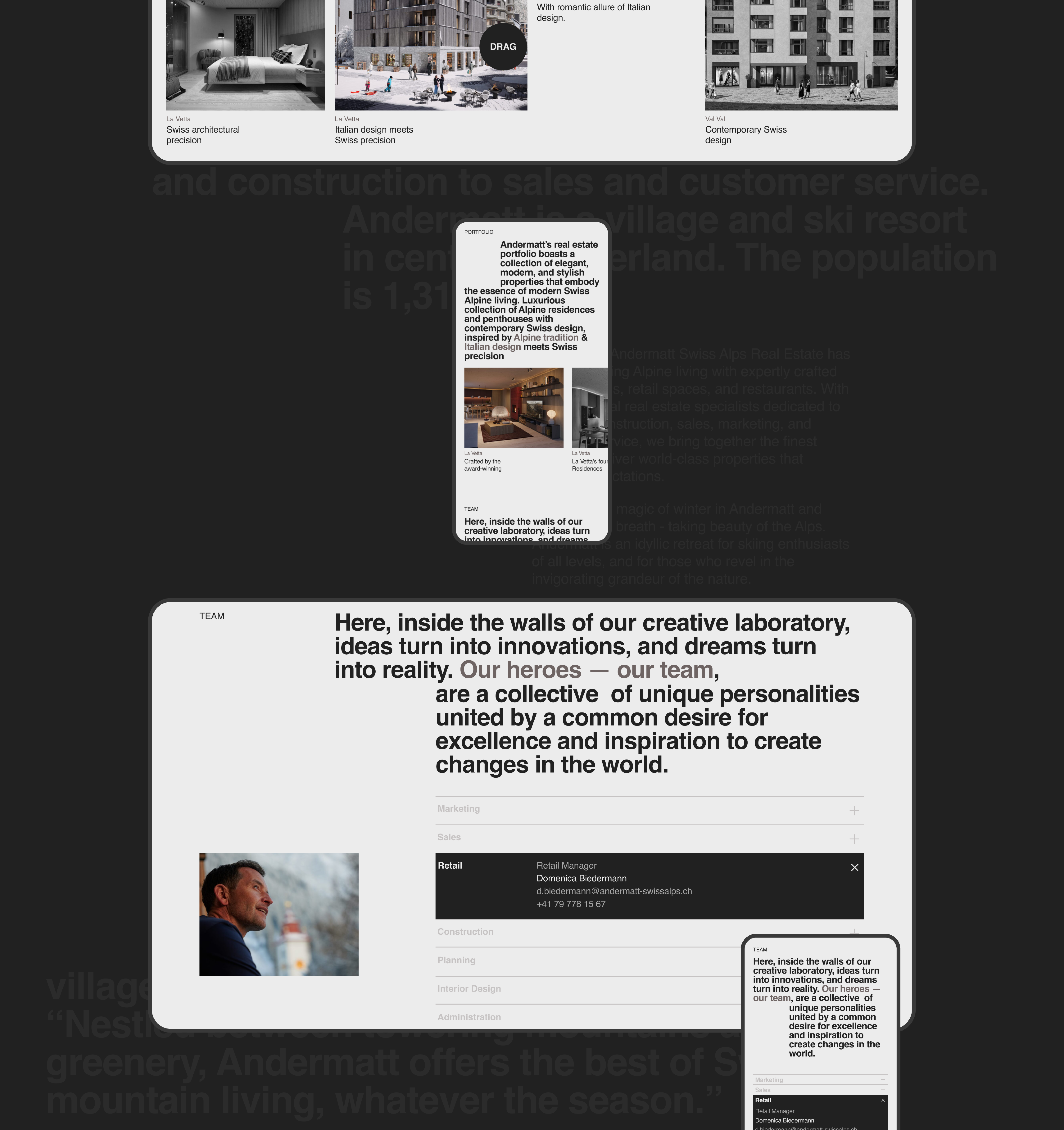 Andermatt redesign — Изображение №7 — Интерфейсы, Анимация на Dprofile