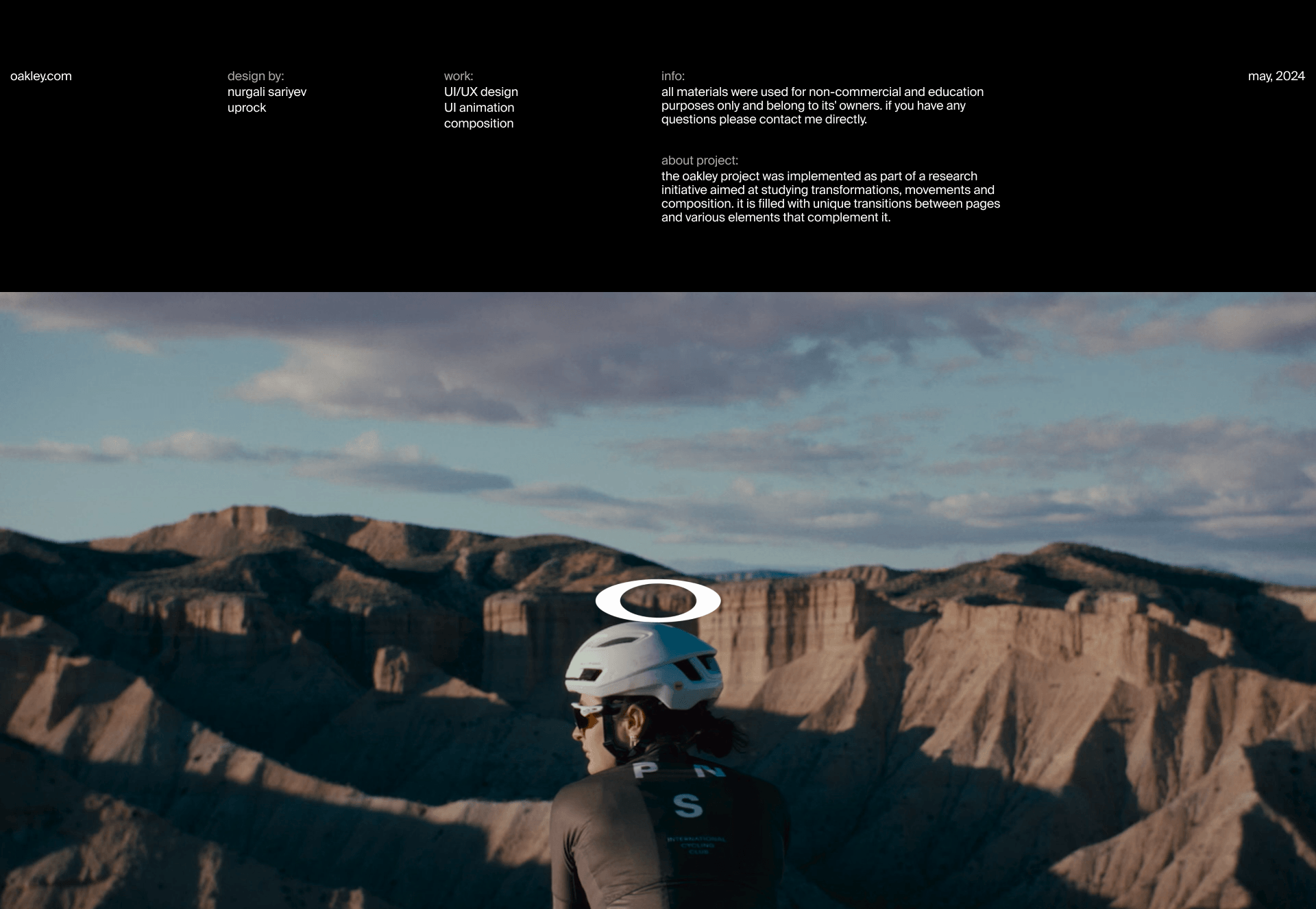 Oakley | E-commerce — Изображение №11 — Интерфейсы, Анимация на Dprofile