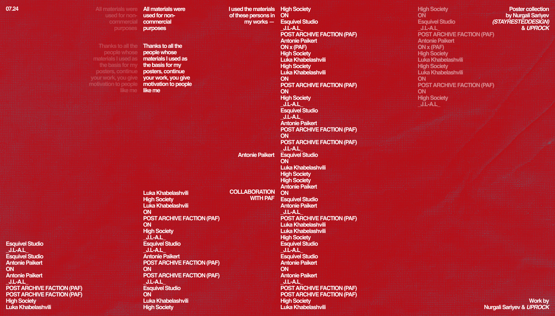 Poster collection — Изображение №1 — Графика на Dprofile