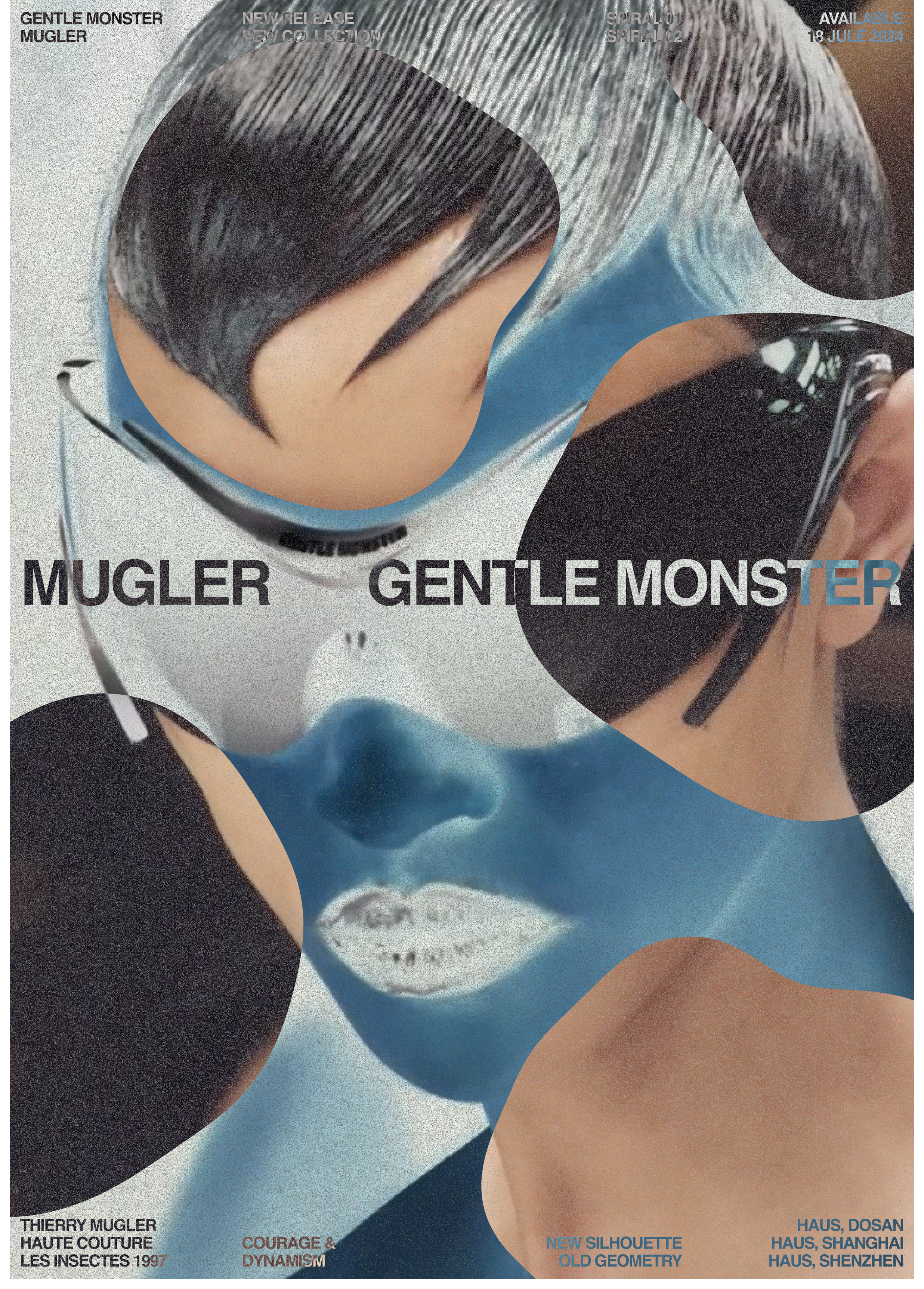 Poster collection #2 | GENTLE MONSTER X MUGLER — Изображение №4 — Графика на Dprofile