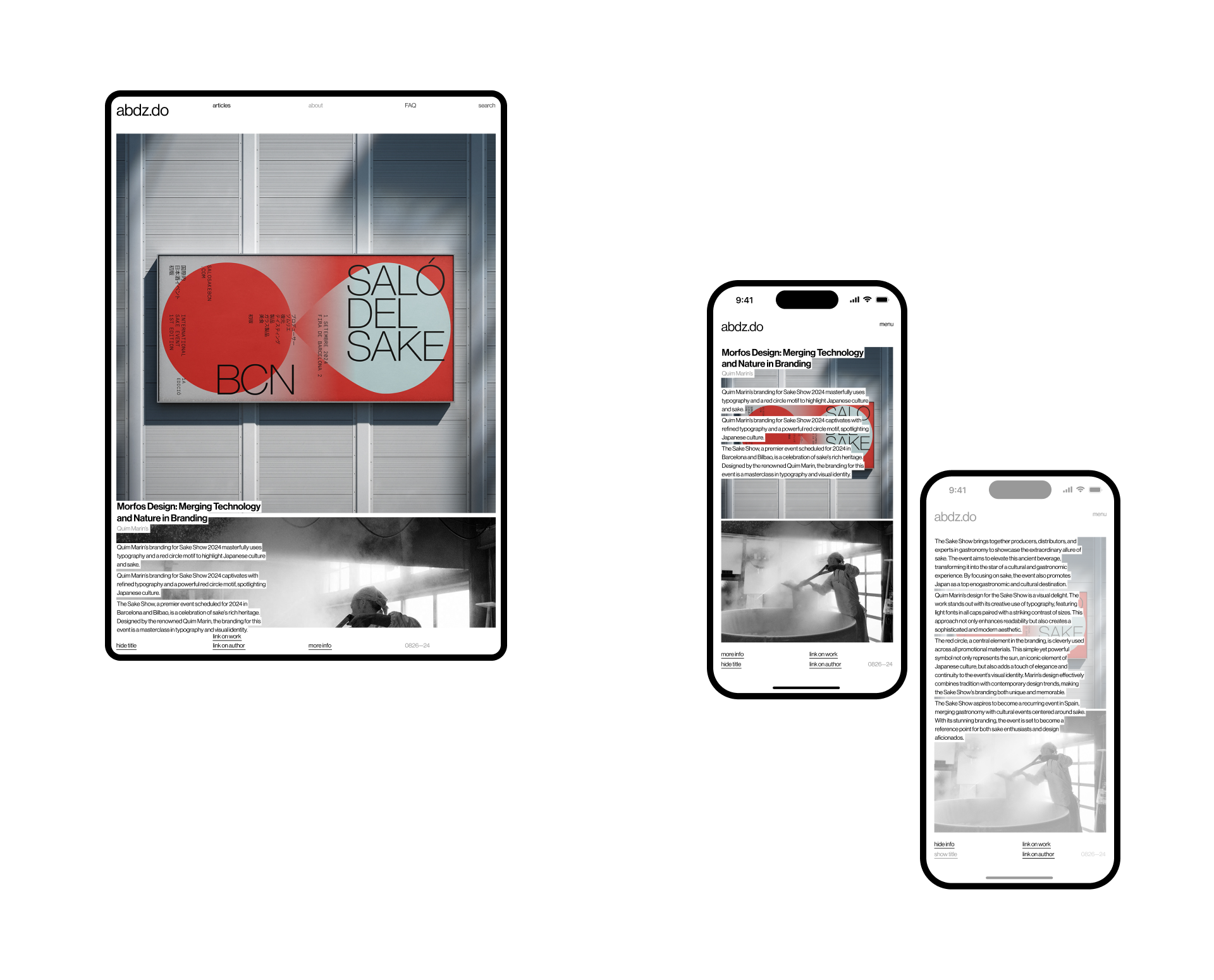 Abduzeedo | website — Изображение №4 — Интерфейсы, Анимация на Dprofile