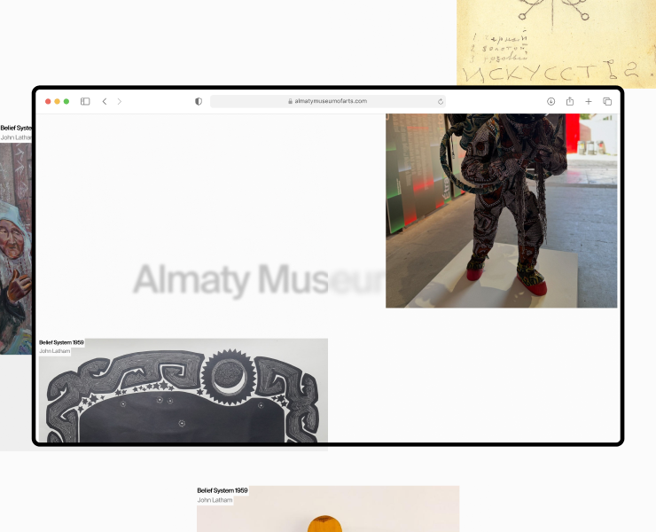 Almaty Museum of Arts | Website concept — Интерфейсы, Анимация на Dprofile