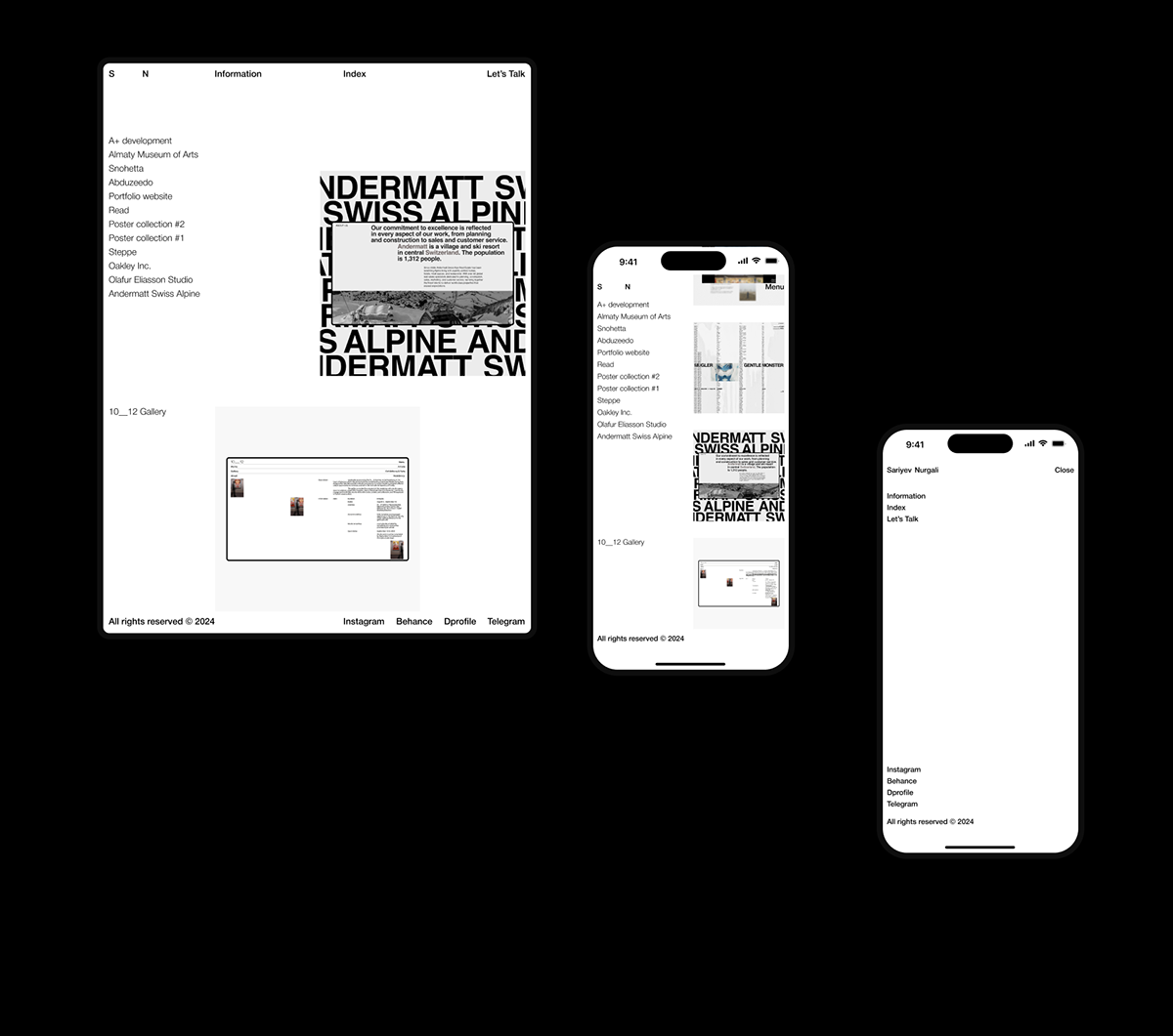 Sariyev Nurgali | Website concept — Изображение №3 — Интерфейсы, Анимация на Dprofile