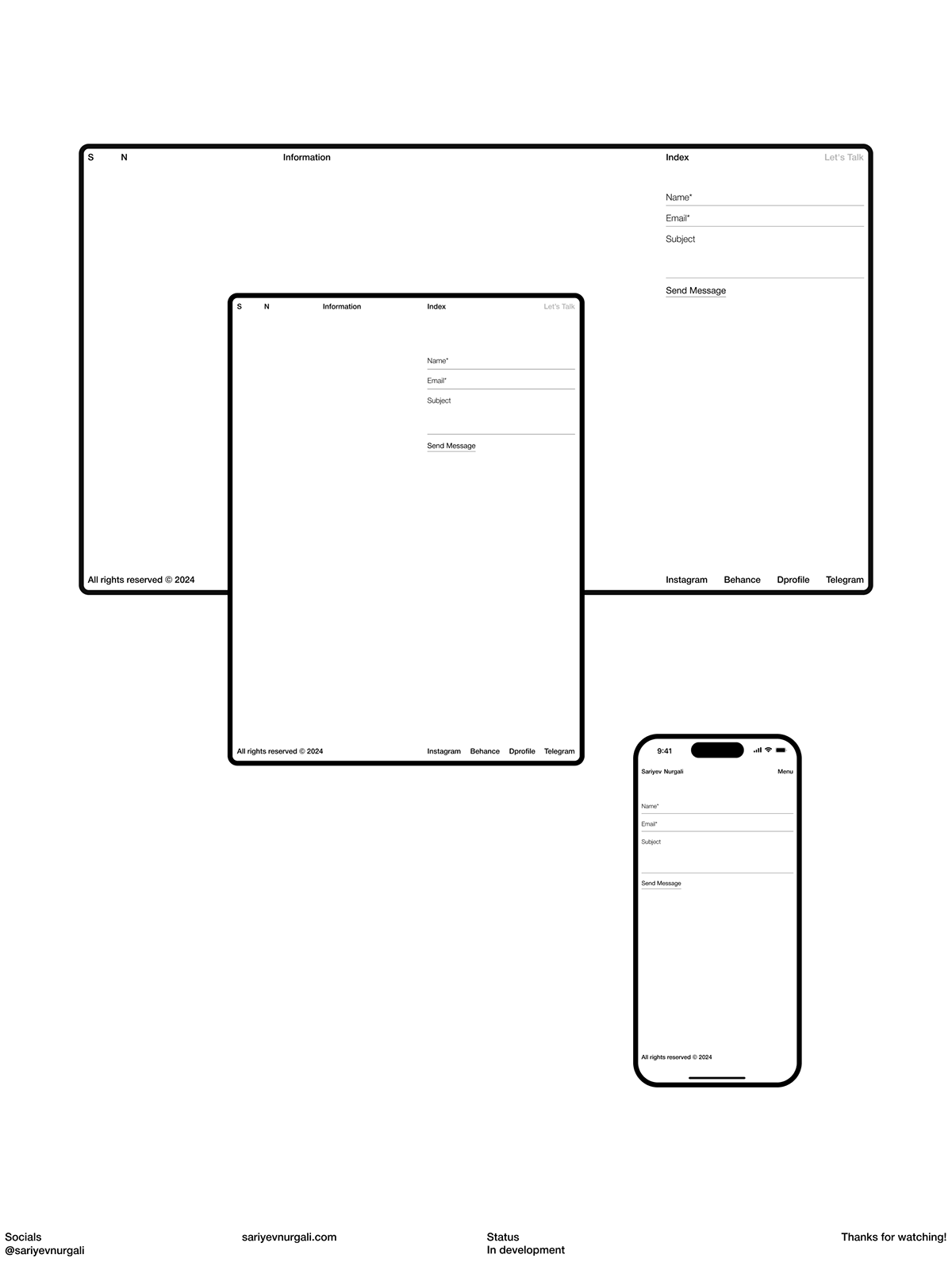 Sariyev Nurgali | Website concept — Изображение №11 — Интерфейсы, Анимация на Dprofile
