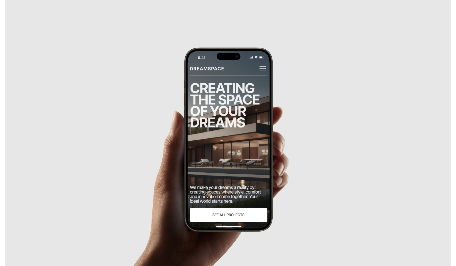 DREAMSPACE | Corporate website design — Изображение №3 — Интерфейсы на Dprofile