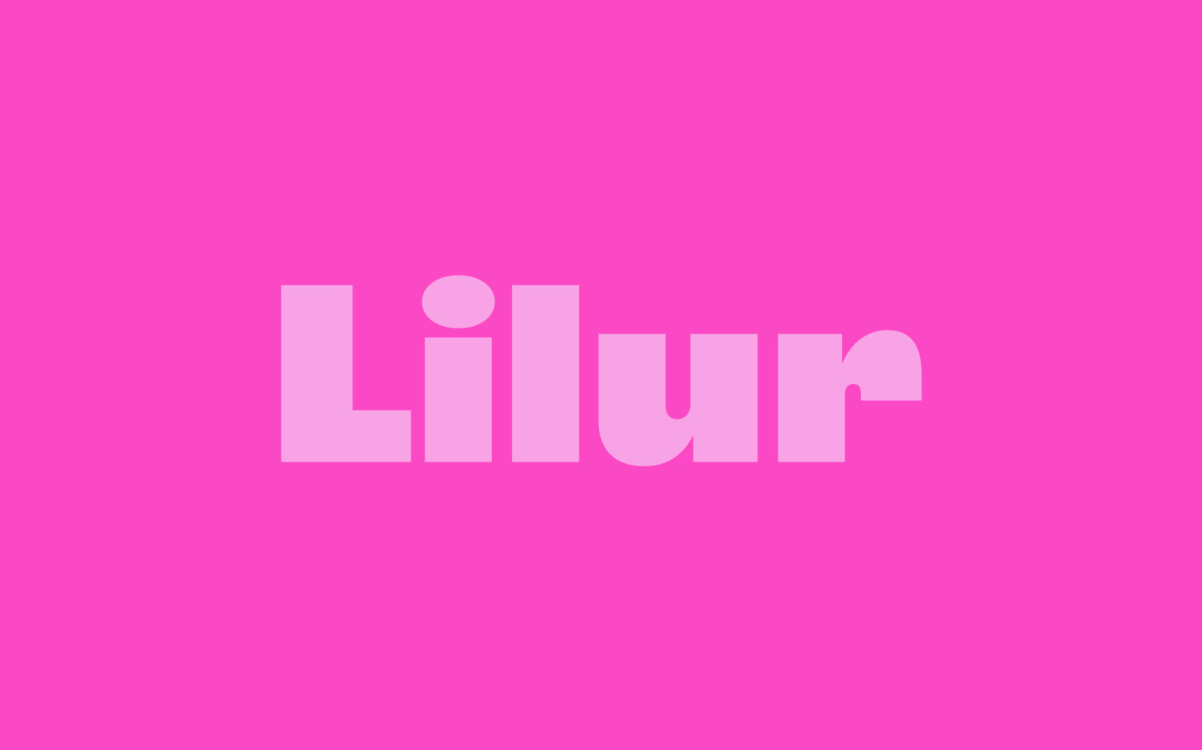 LILUR — Изображение №1 — Брендинг, 3D на Dprofile