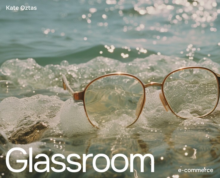 E-commerce retro sunglasses web design concept — Интерфейсы на Dprofile