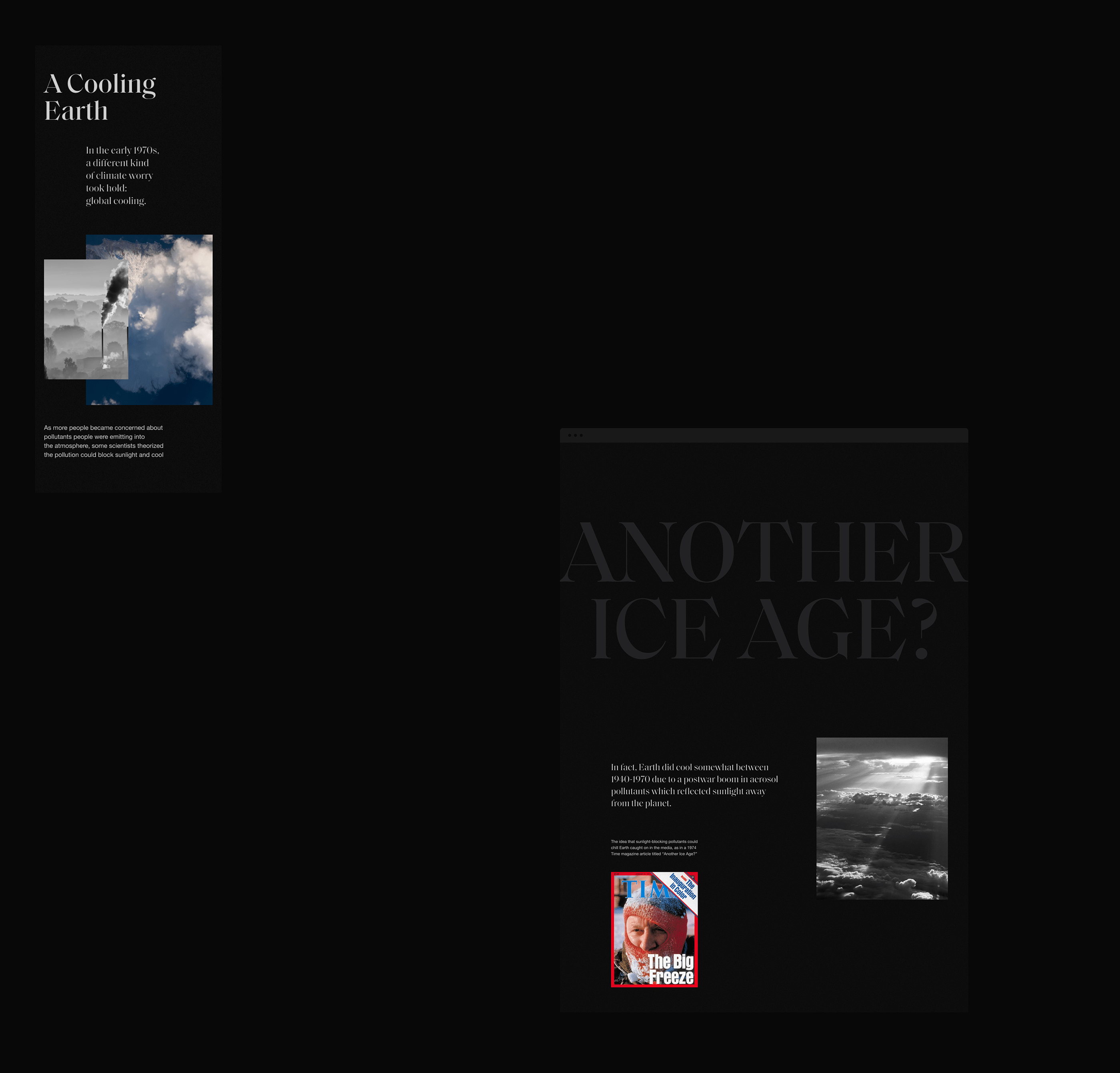 Climate History 1820-2020 — Изображение №30 — Интерфейсы на Dprofile