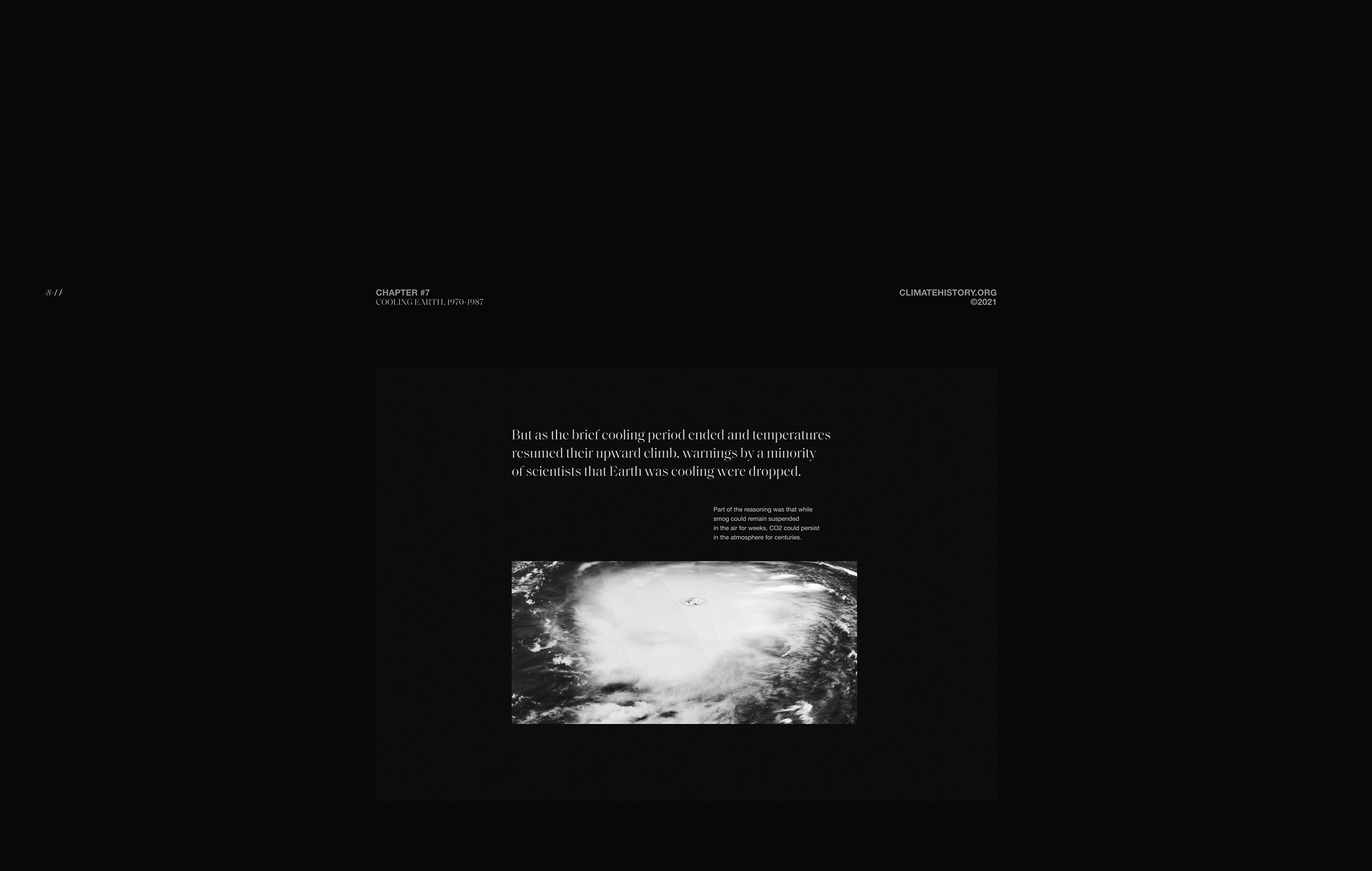Climate History 1820-2020 — Изображение №29 — Интерфейсы на Dprofile