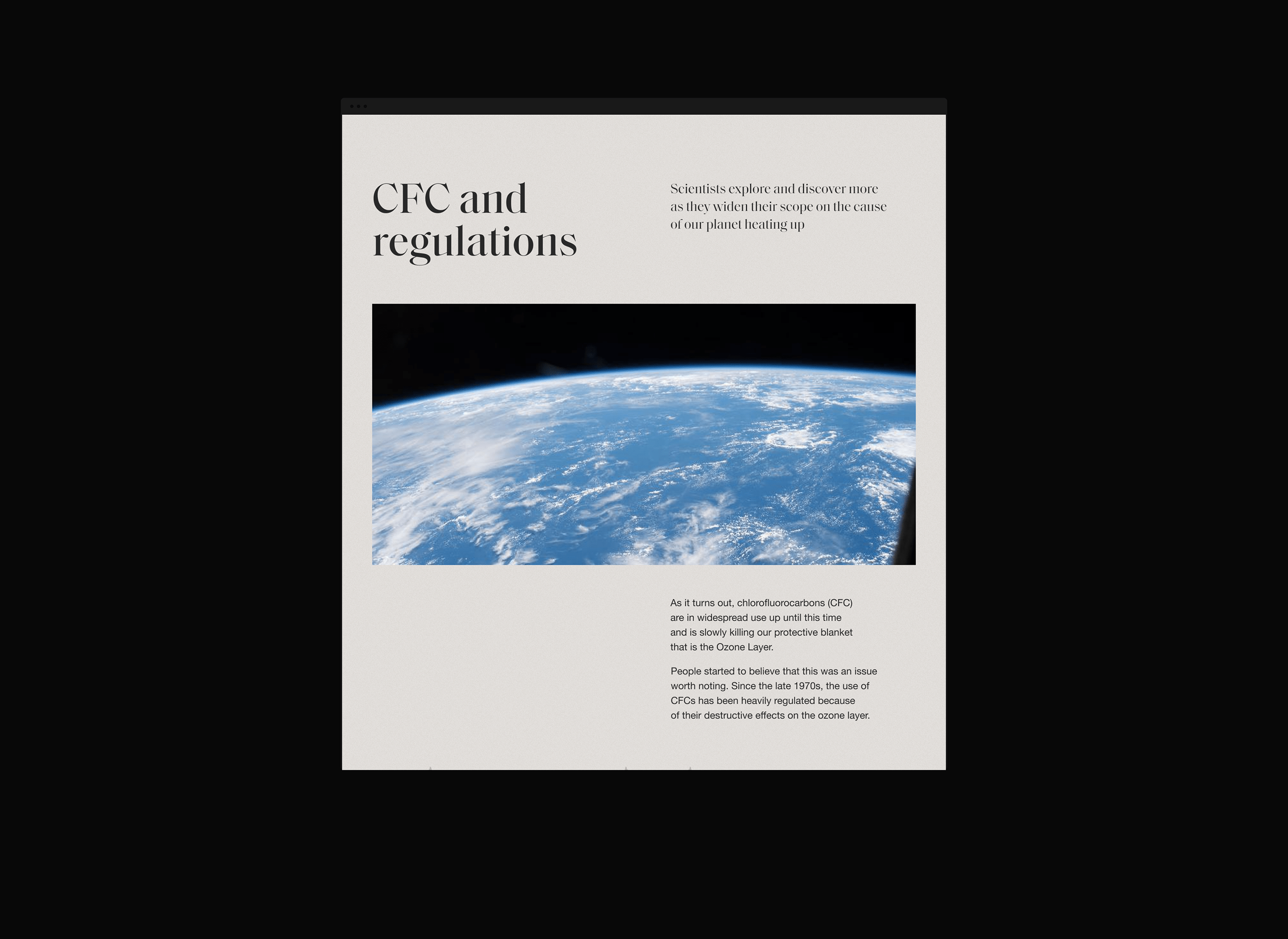 Climate History 1820-2020 — Изображение №31 — Интерфейсы на Dprofile