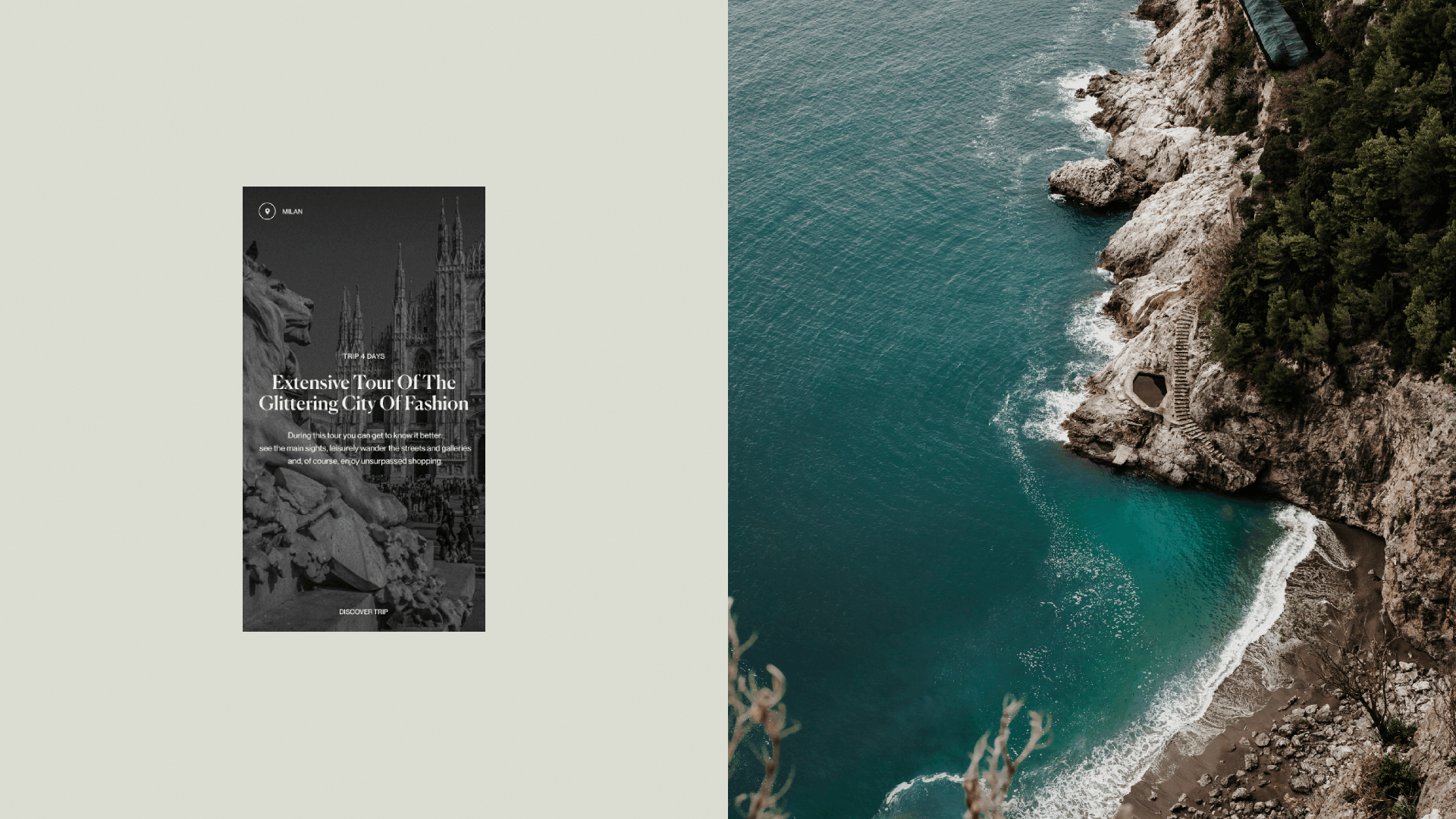 Athari Italy - luxury travel planning service — Изображение №13 — Интерфейсы на Dprofile