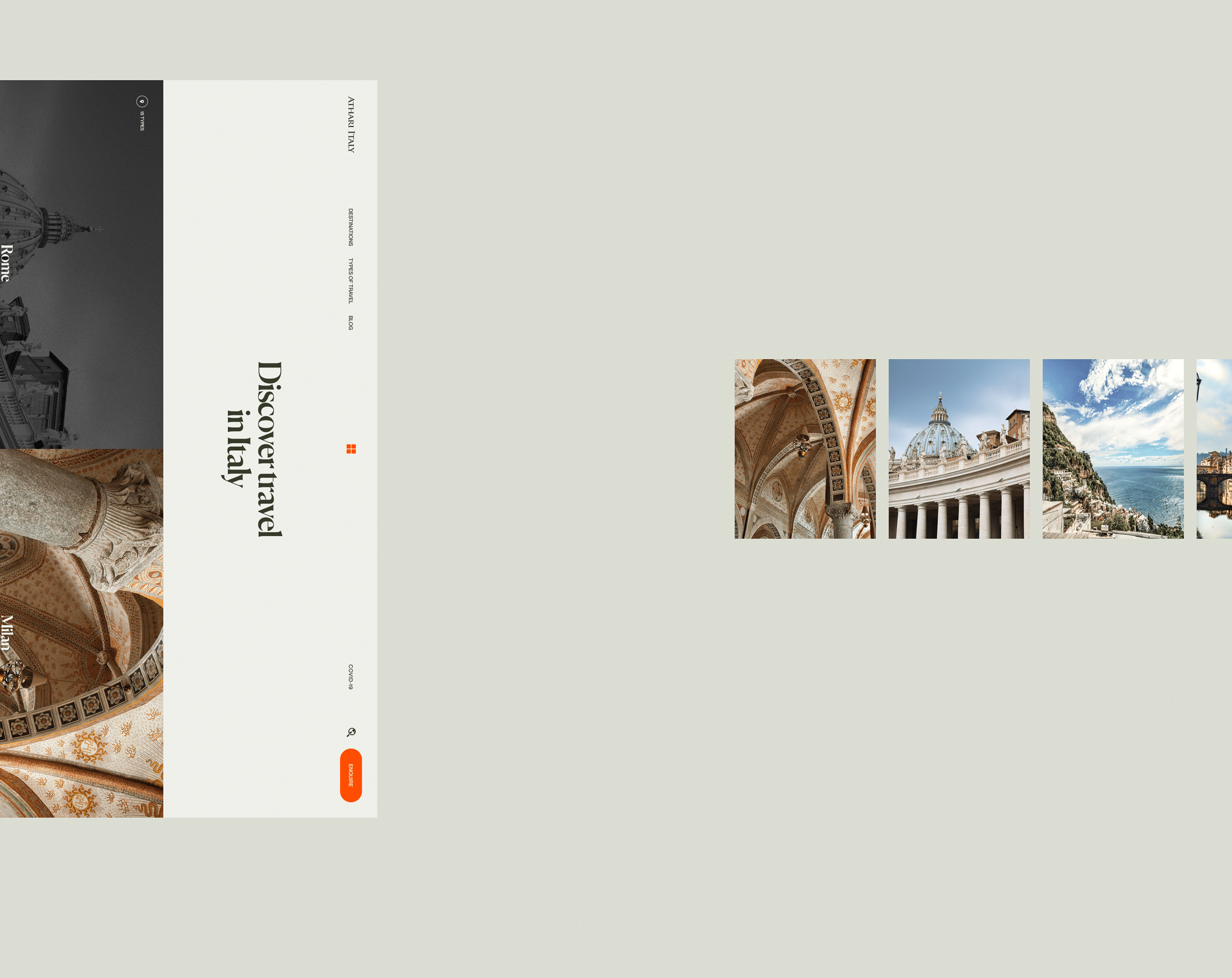 Athari Italy - luxury travel planning service — Изображение №8 — Интерфейсы на Dprofile