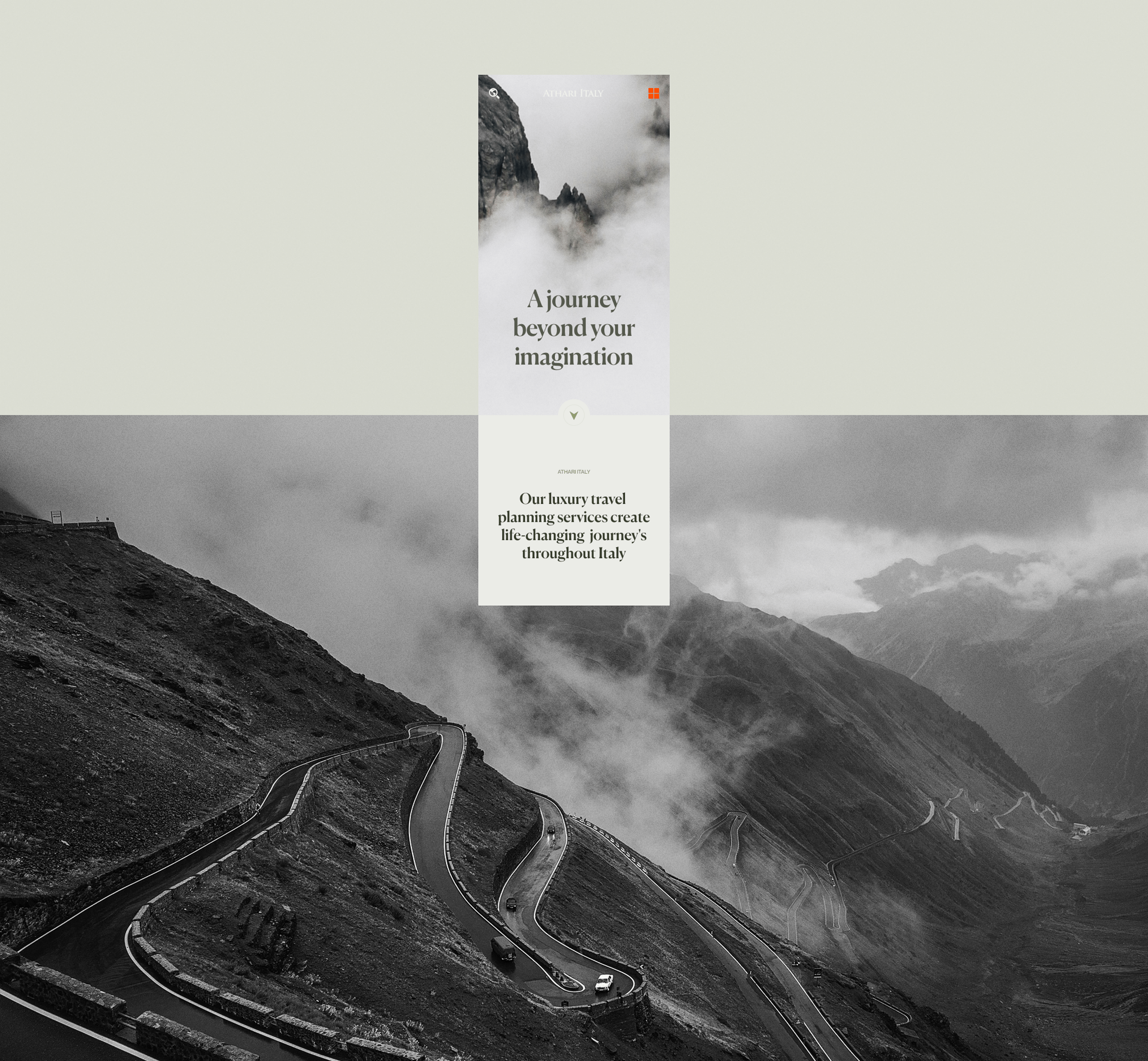 Athari Italy - luxury travel planning service — Изображение №5 — Интерфейсы на Dprofile