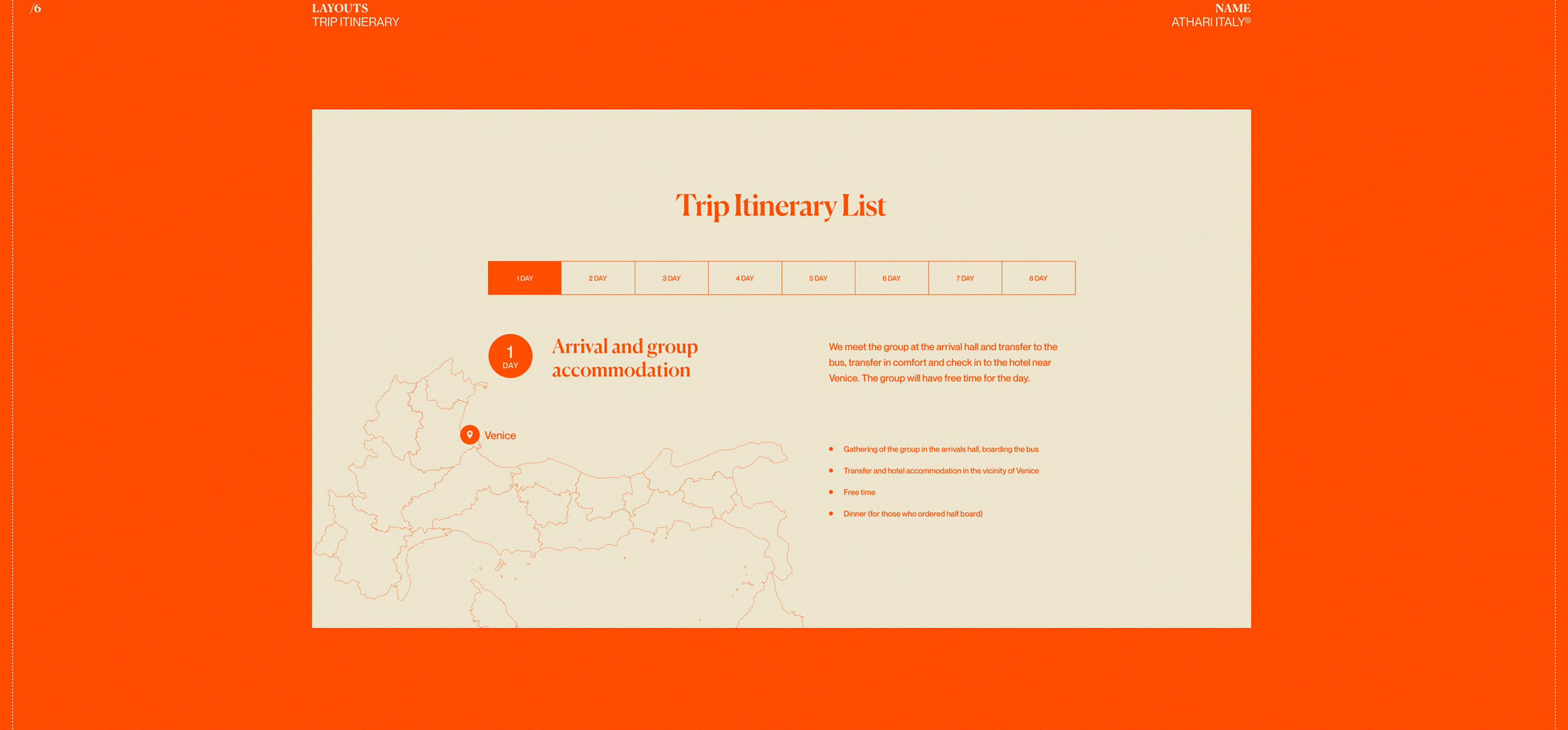 Athari Italy - luxury travel planning service — Изображение №15 — Интерфейсы на Dprofile