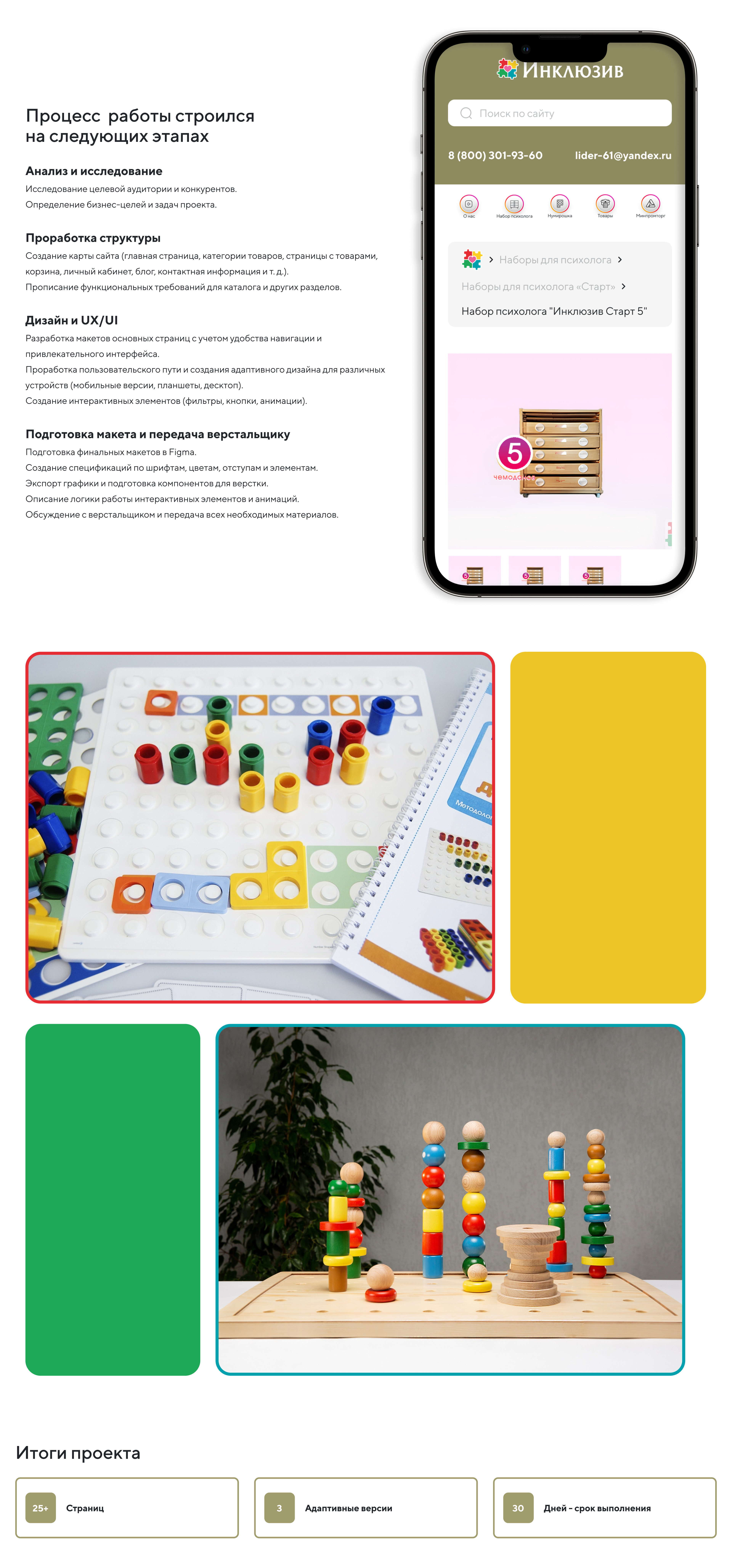 Интернет-магазин "Инклюзив" — Изображение №6 — Интерфейсы на Dprofile