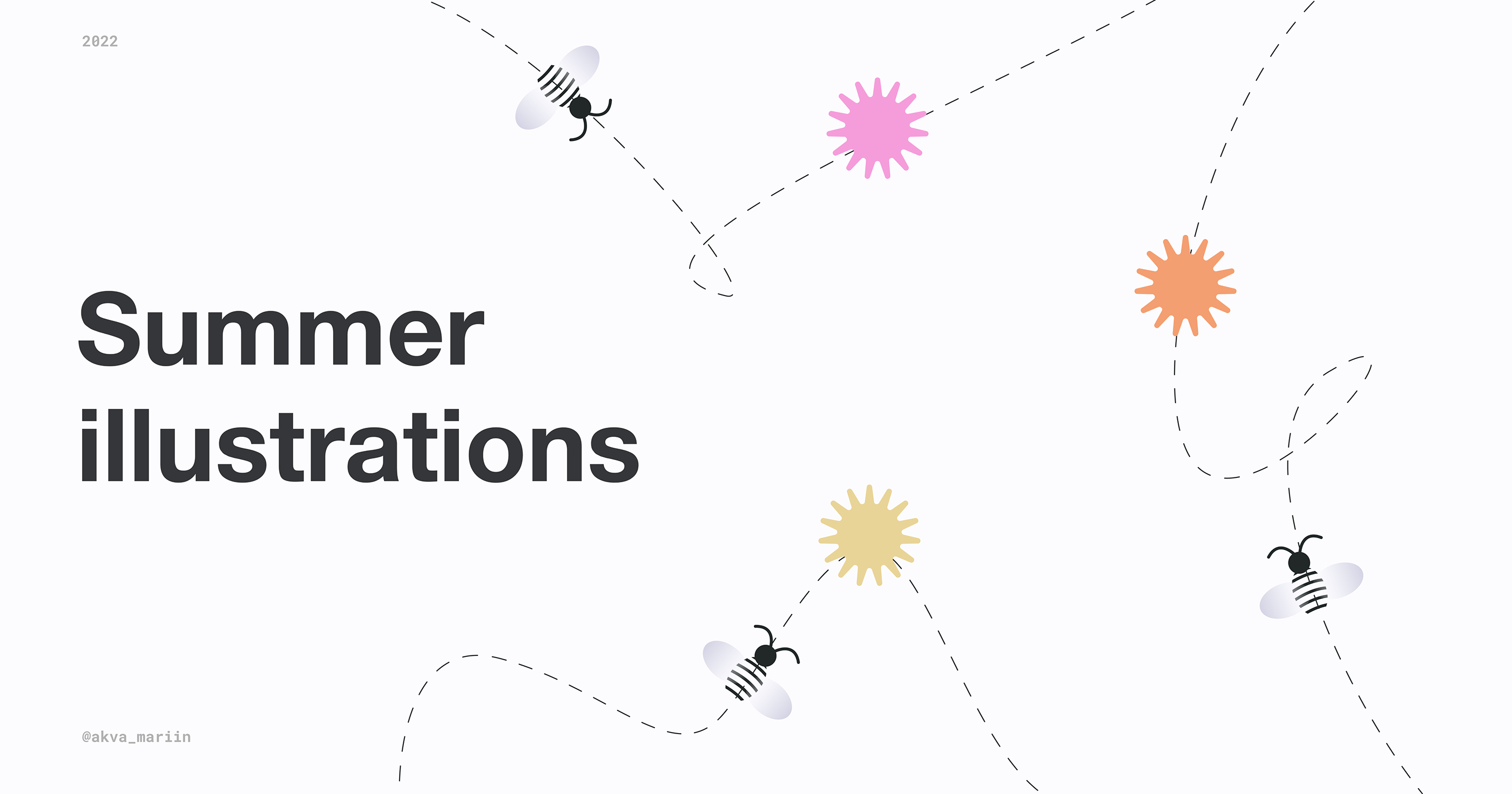 Summer illustrations — Изображение №1 — Иллюстрация, Анимация на Dprofile