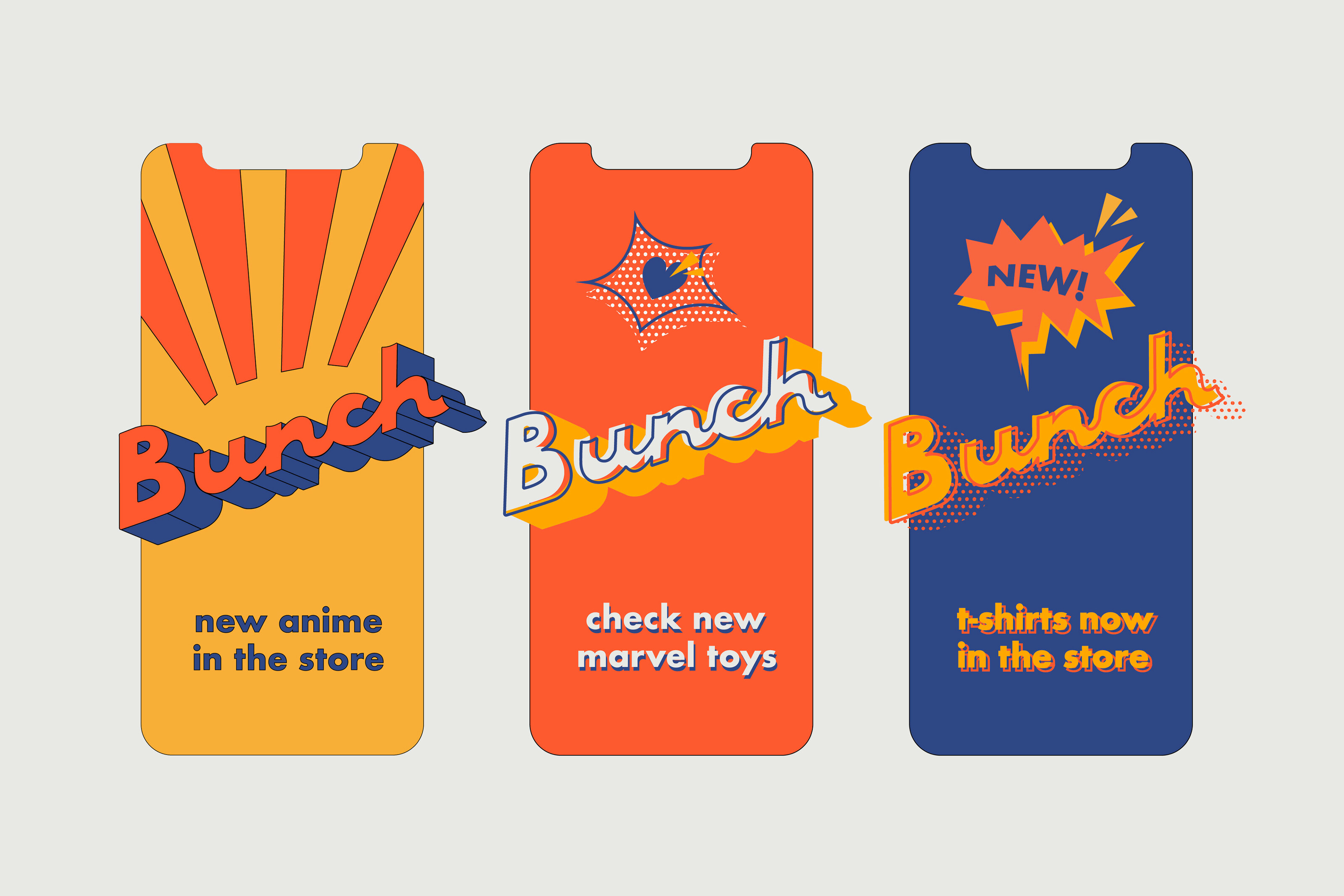 Bunch Fan Shop — Изображение №15 — Брендинг, Графика на Dprofile