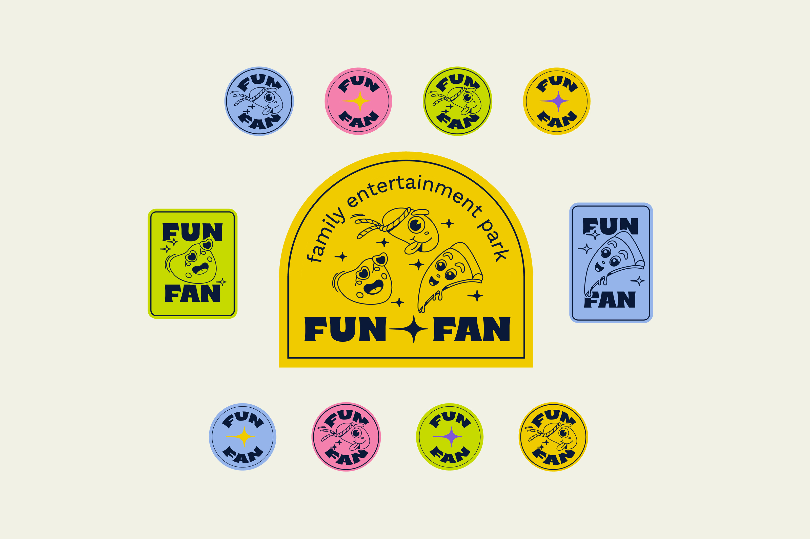 FunFan. Family Park — Изображение №6 — Брендинг, Графика на Dprofile