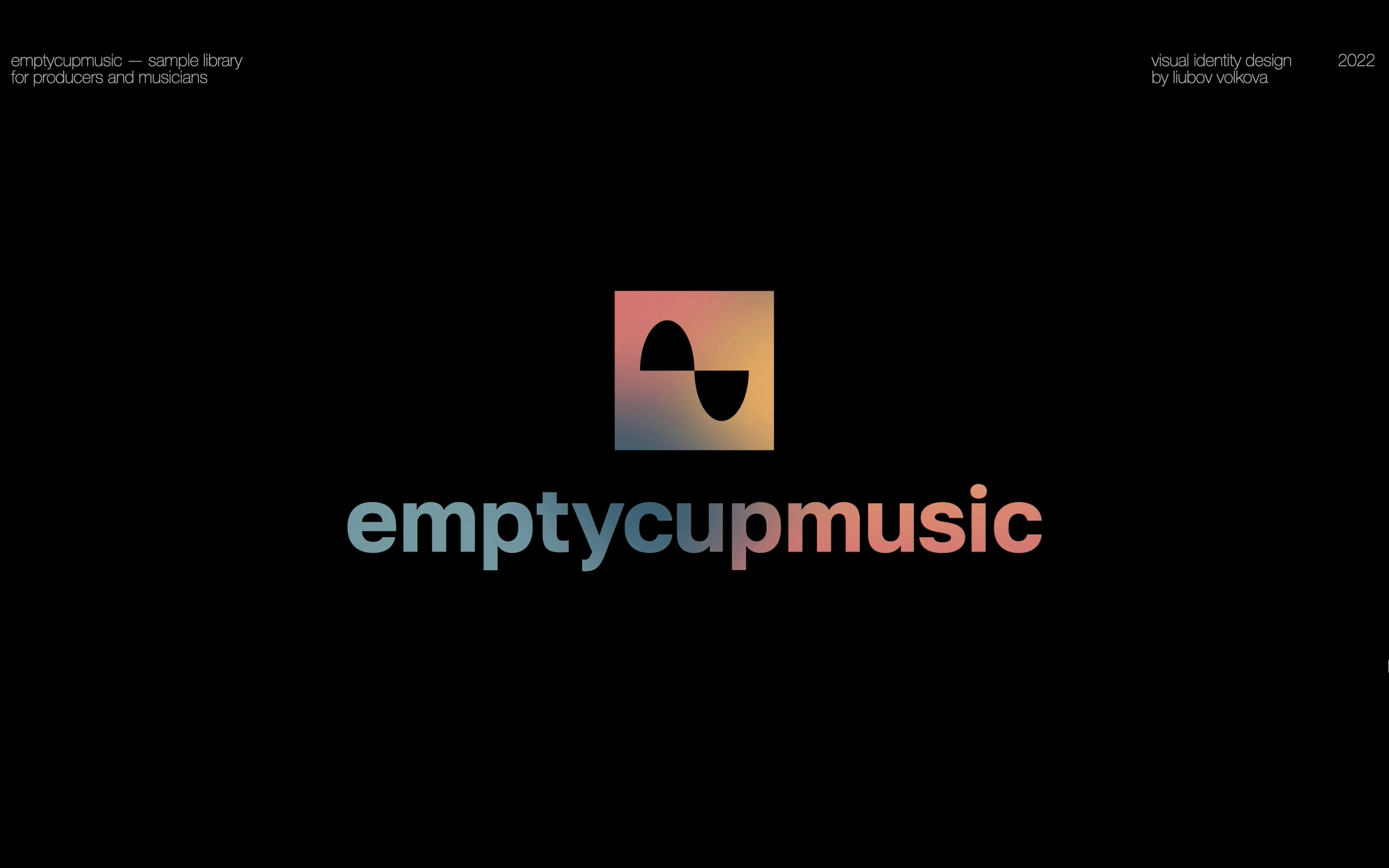 Emptycupmusic. Music Library. Visual Identity — Изображение №2 — Брендинг, Графика на Dprofile