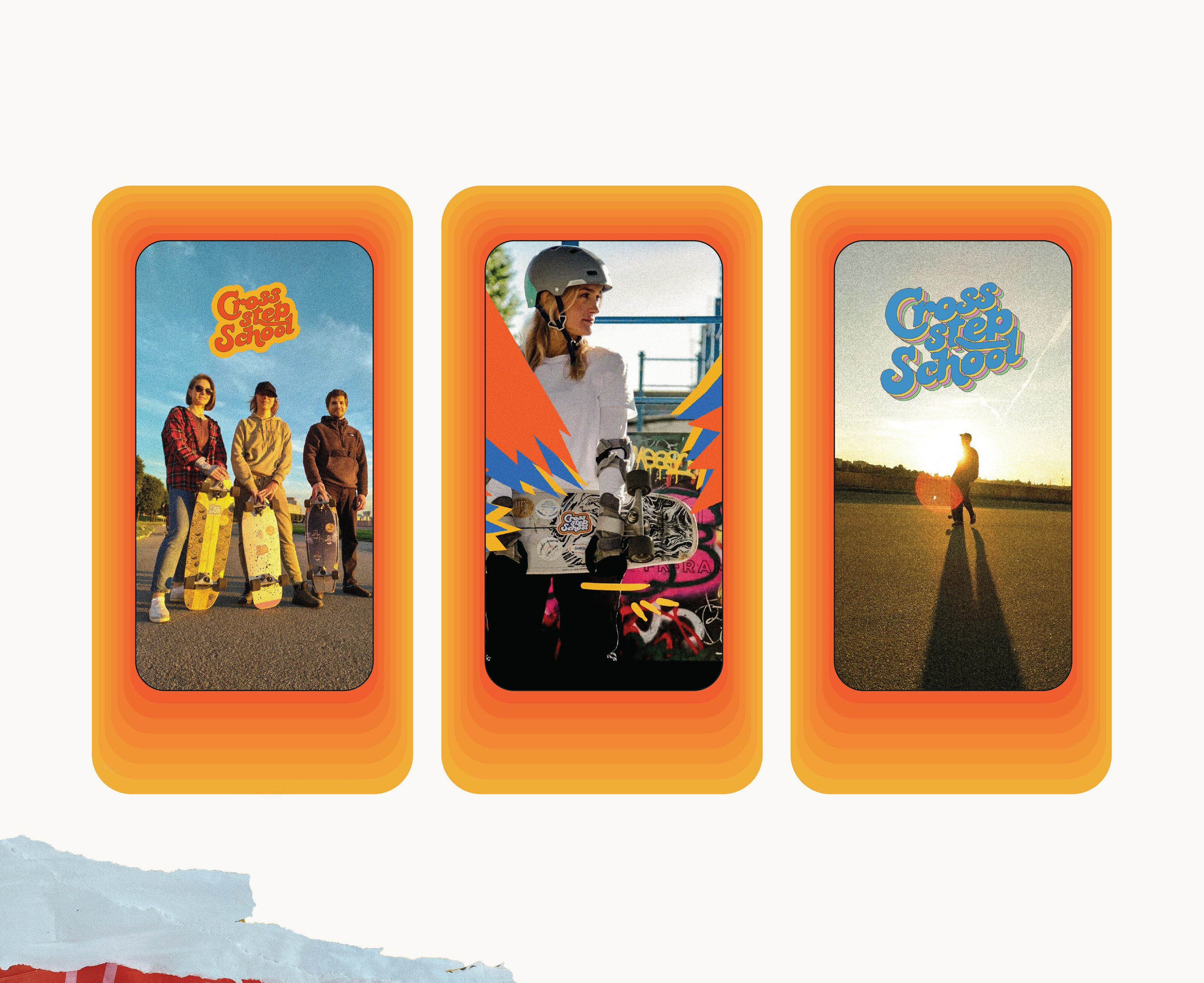 Longboard and surfskate school. Lettering — Изображение №5 — Брендинг, Графика на Dprofile