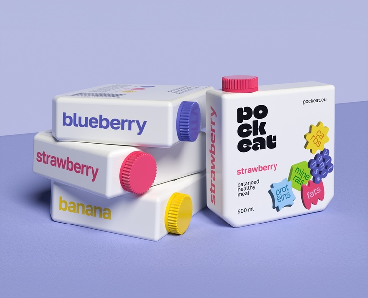 Pockeat Drink Identity&Packaging — Брендинг, Графика на Dprofile