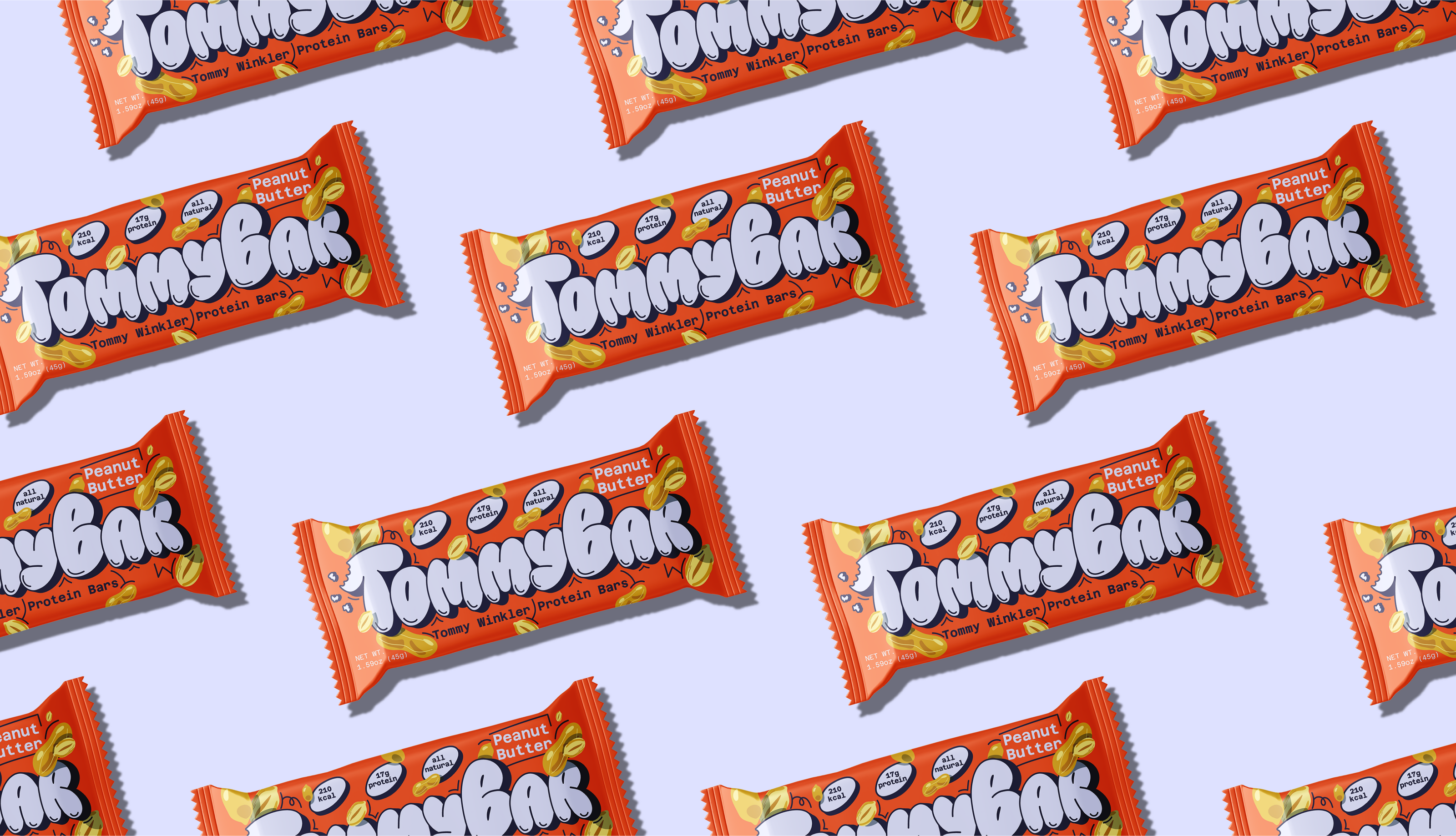 TommyBar. Визуальная айдентика для протеиновых батончиков — Изображение №7 — Брендинг, Графика на Dprofile
