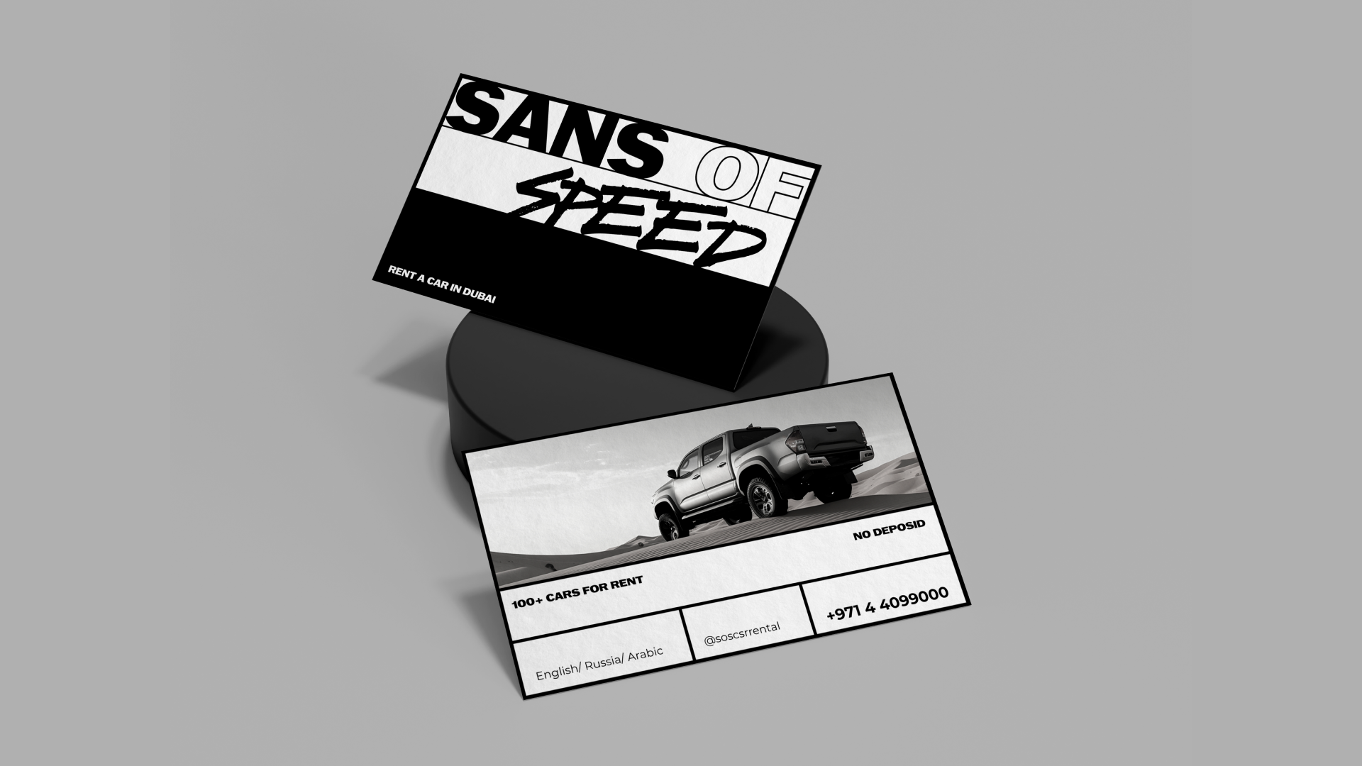 Айдентика для аренды машин SANS OF SPEED — Изображение №5 — Брендинг на Dprofile