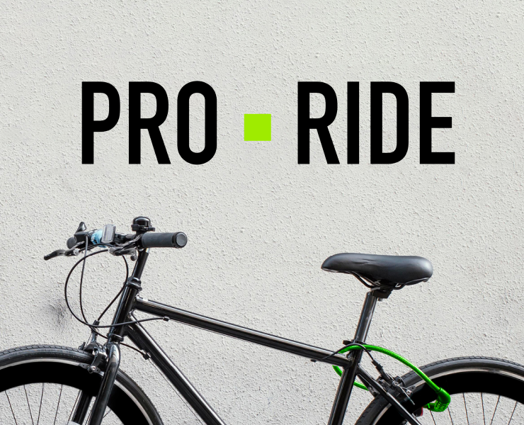 Брендинг велопроката PRO RIDE на Dprofile