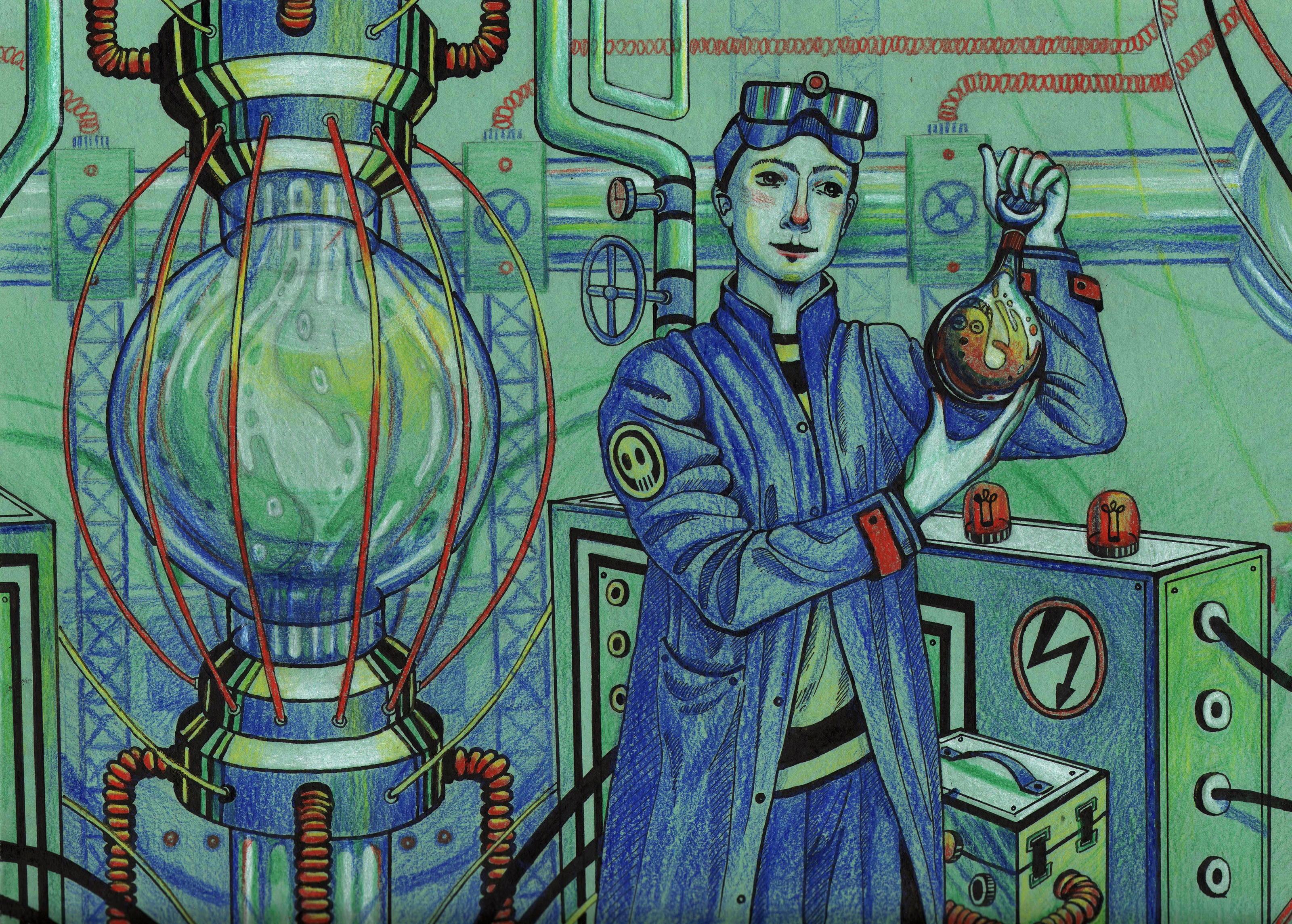 Лаборатория — Изображение №1 — Иллюстрация на Dprofile