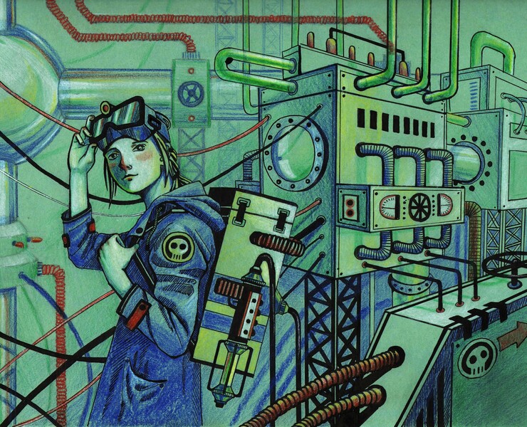 Лаборатория — Иллюстрация на Dprofile