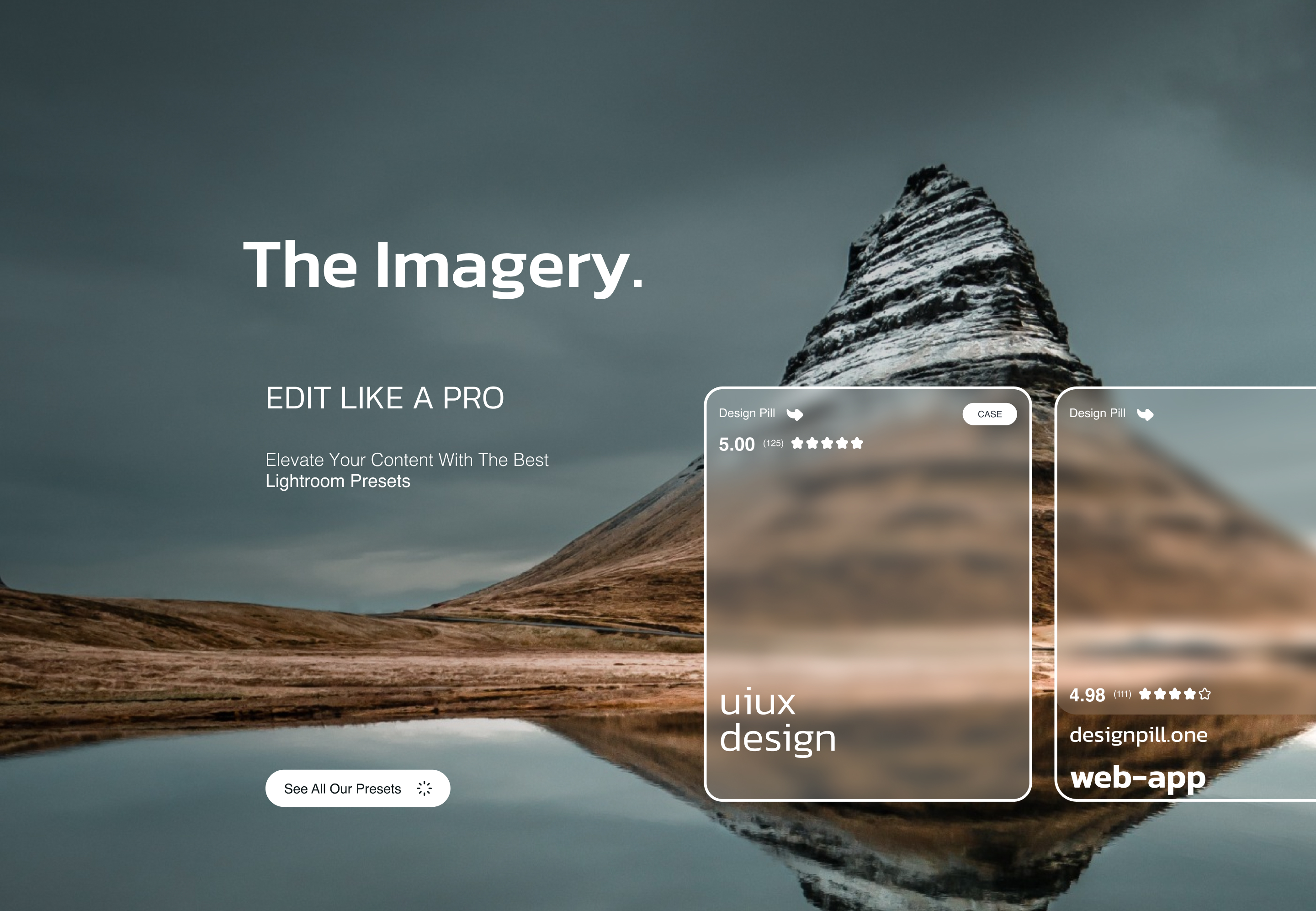 Imagery – Web-App UIUX Design — Изображение №1 — Интерфейсы на Dprofile